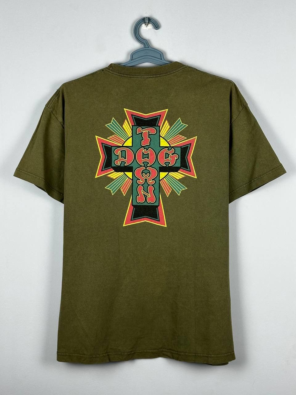 Dogtown Vintage Dogtown Iconic Khaki Green T Shirt Size US L / EU 52-54 / 3 - 1 Thumbnail