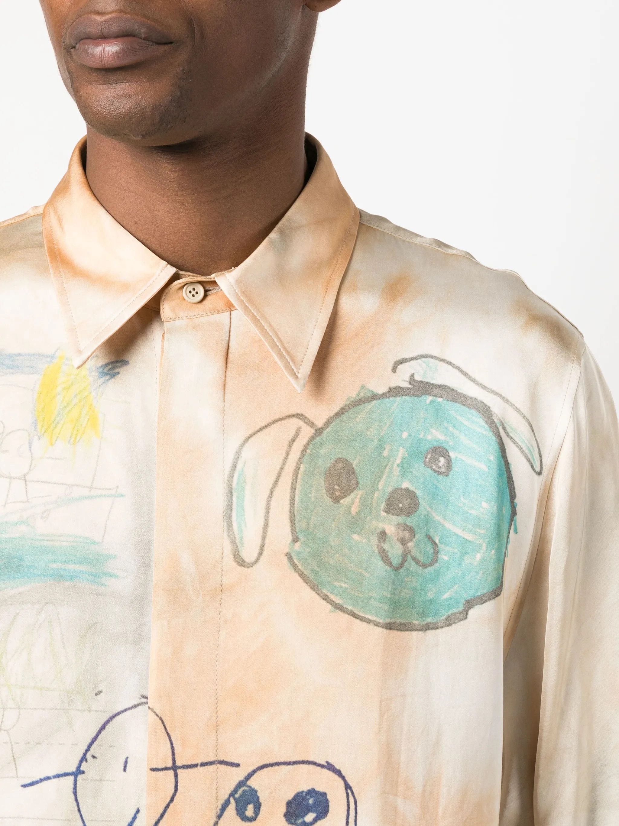 Off-White o1y0325 Patterned Shirt in Multicolor Size US M / EU 48-50 / 2 - 2 Thumbnail