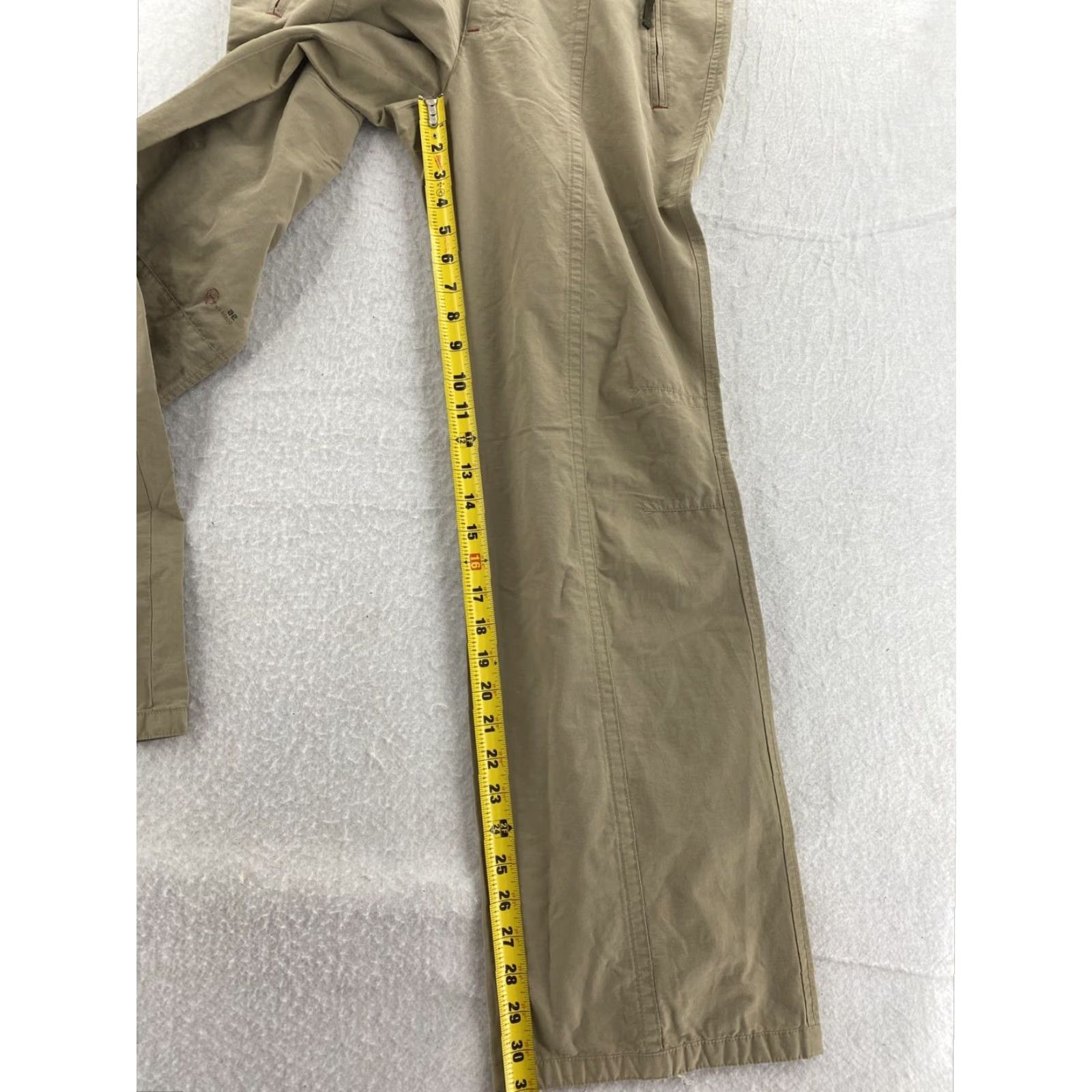 American Eagle Outfitters American Eagle Womens 90s Cargo Pants Beige Nylon 8 Regular Straight Leg Size 30" / US 8 / IT 44 - 4 Thumbnail