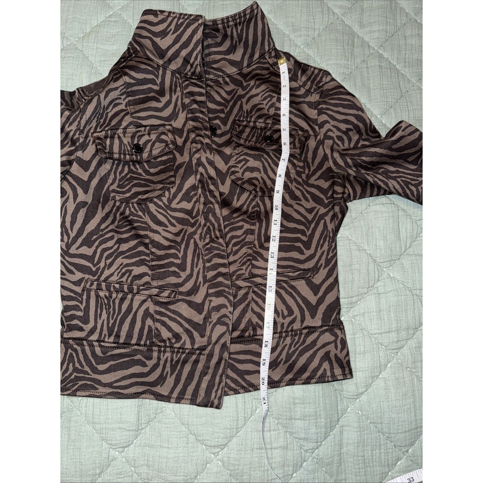 White House Black Market White House Black Market Zebra Print Jacket Size 8 MOB WIFE Size M / US 6-8 / IT 42-44 - 10 Thumbnail
