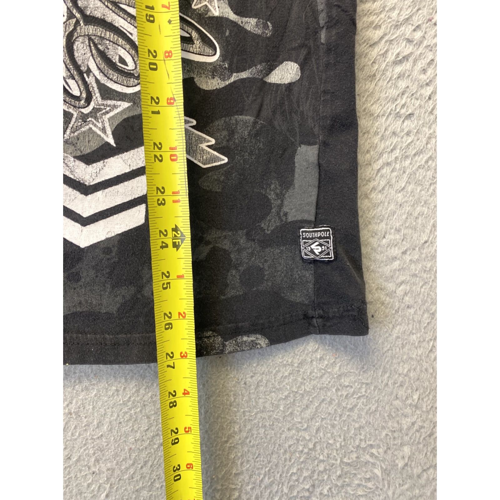 Southpole VINTAGE South Pole T-Shirt Size L Black Graphic Logo Grunge Mens Size US L / EU 52-54 / 3 - 6 Thumbnail