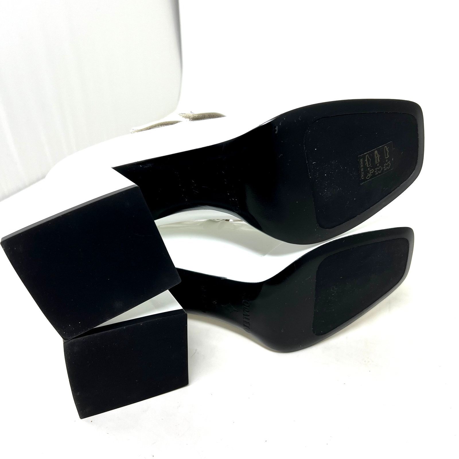 Nodaleto nodaleto bulla heels Babies white mary Jane size 40.5 10.5 Size US 10.5 / IT 40.5 - 4 Thumbnail