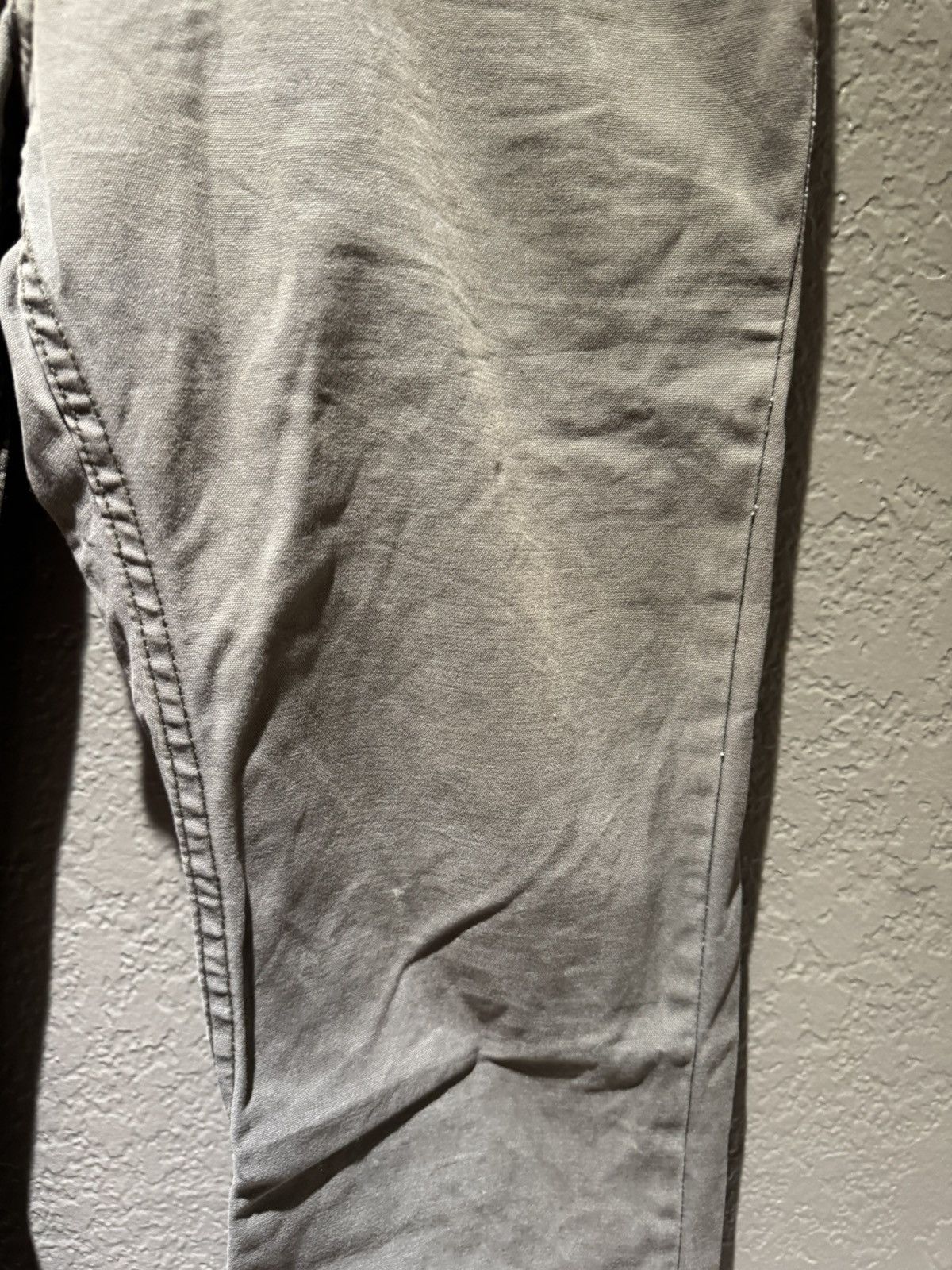 Vans Vans Brown Skinny Slim Chino Pants Skull Rivet Slight Fade Size US 30 / EU 46 - 7 Thumbnail