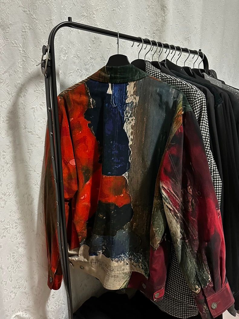 Song For The Mute Song For The Mute Oil painting coach jacket Size US M / EU 48-50 / 2 - 2 Thumbnail