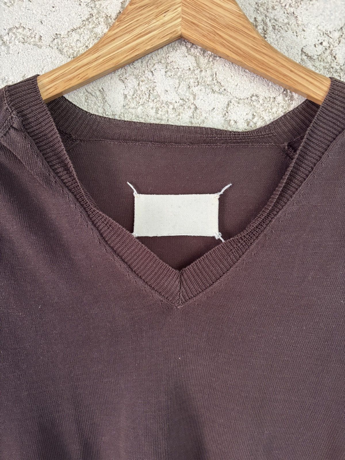 Maison Margiela SS04 Martin Margiela V-Neck sweater Size US S / EU 44-46 / 1 - 5 Thumbnail