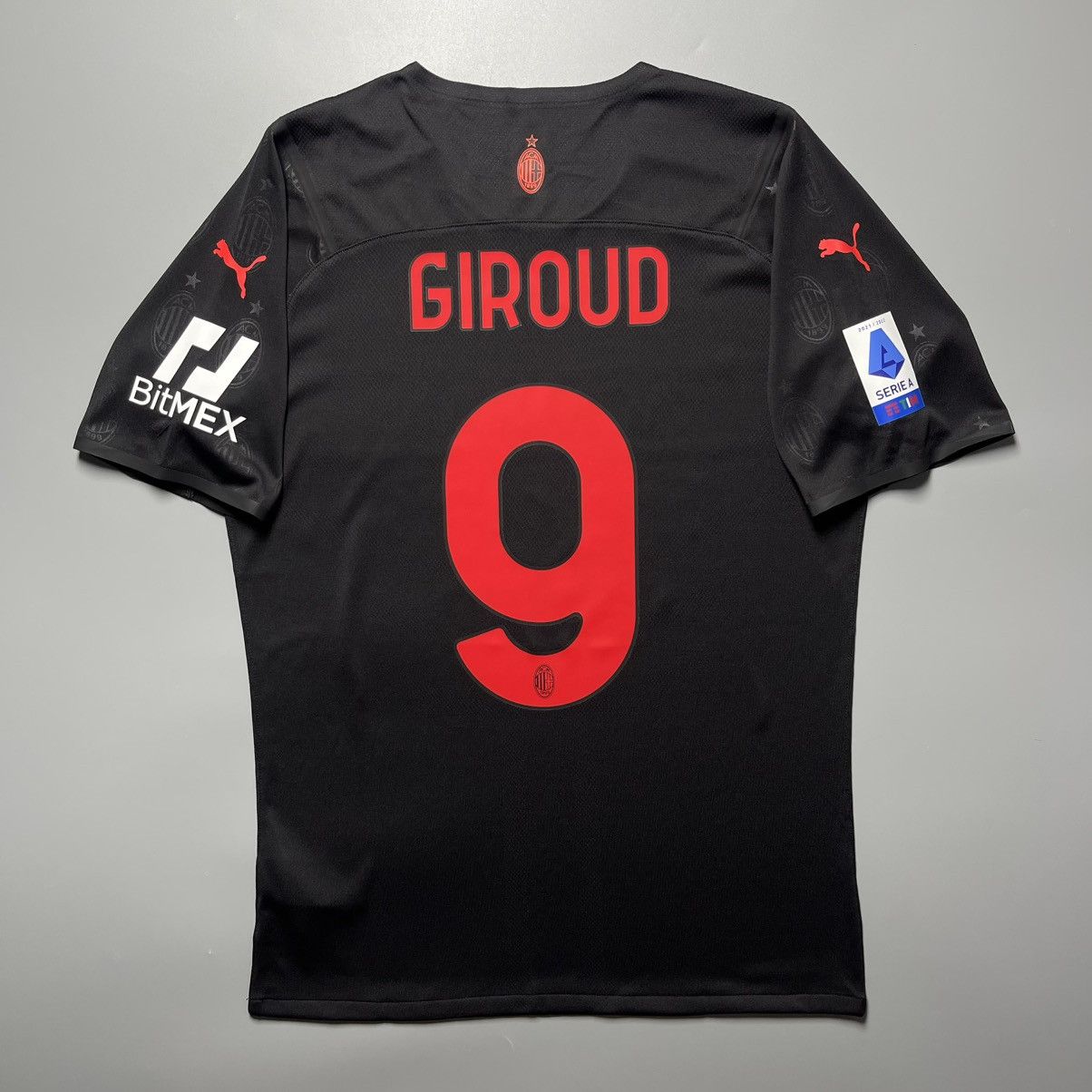 AC MILAN PUMA 2021/2022 SOCCER THIRD JERSEY #9 GIROUD