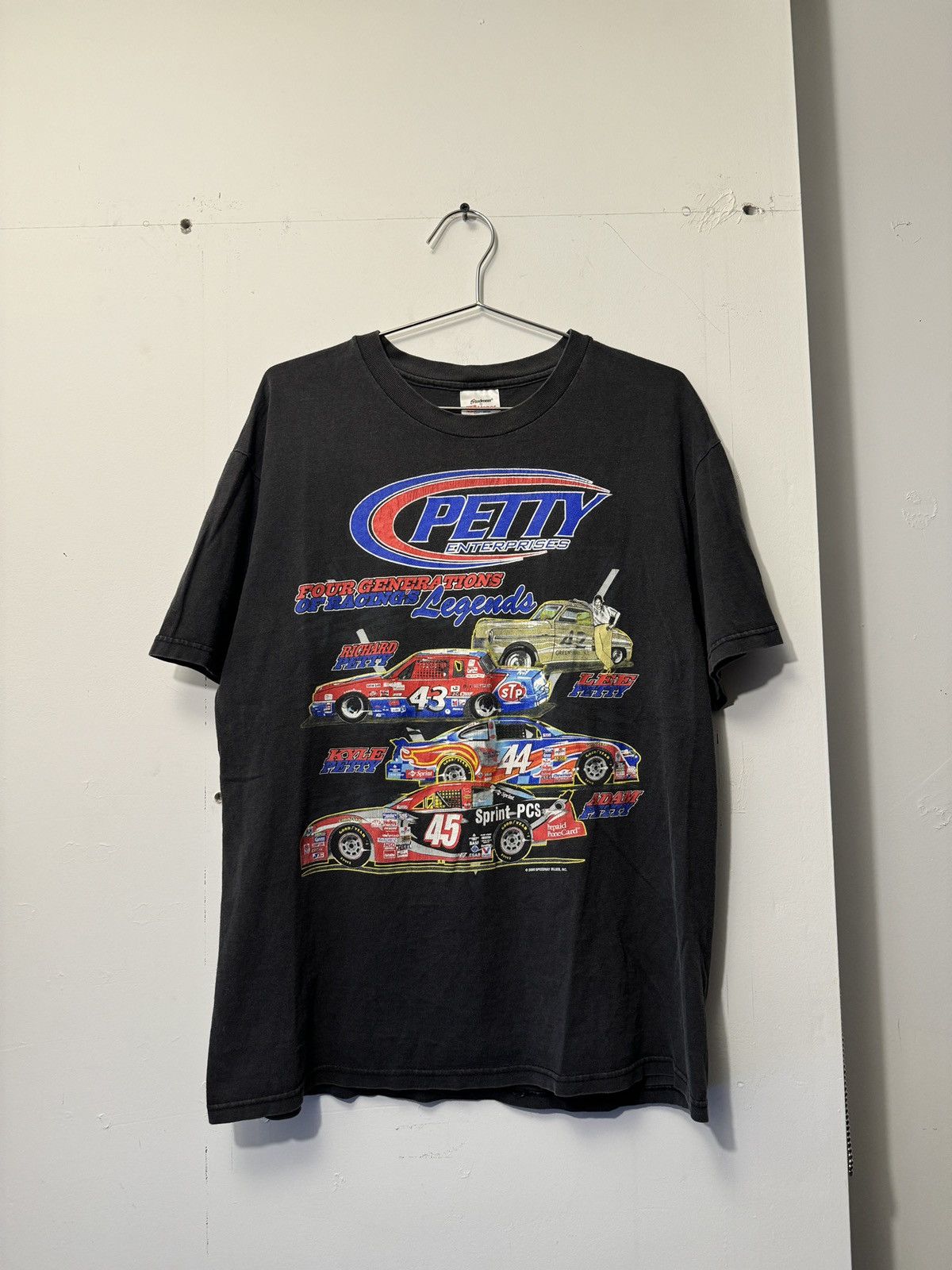Vintage Nascar Racing Shirt Faded Thrashed ERD Grunge Size US L / EU 52-54 / 3 - 1 Thumbnail