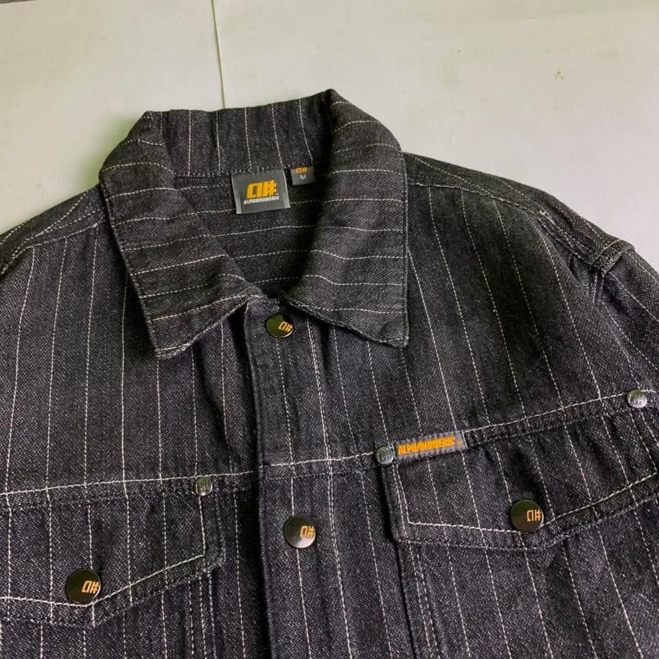 Alphanumeric Alphanumeric Wabash Jacket black Hickory Rare Size US M / EU 48-50 / 2 - 5 Thumbnail
