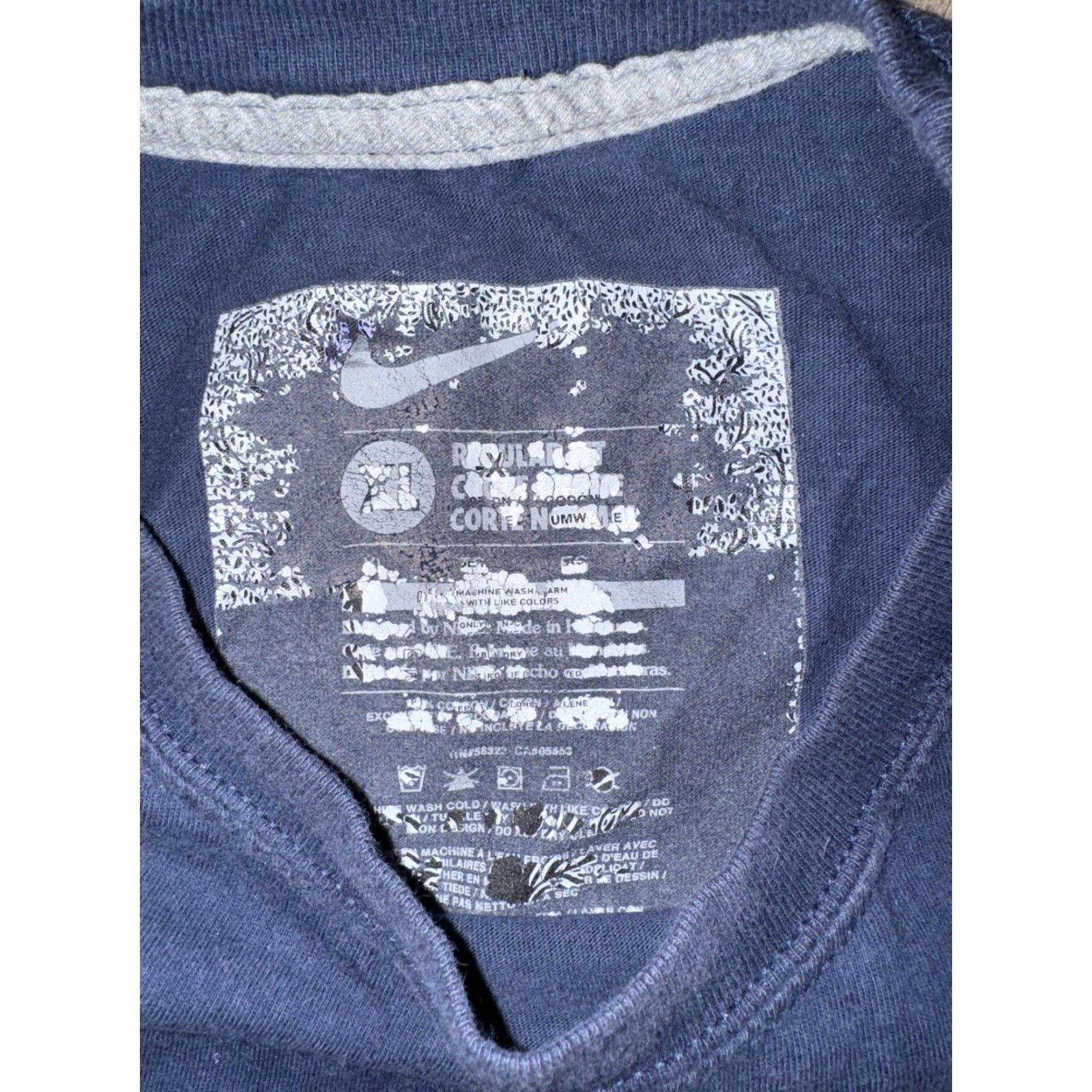 Nike Nike T-Shirt Navy Blue XL Sex Is Like Air Men Size US XL / EU 56 / 4 - 3 Thumbnail