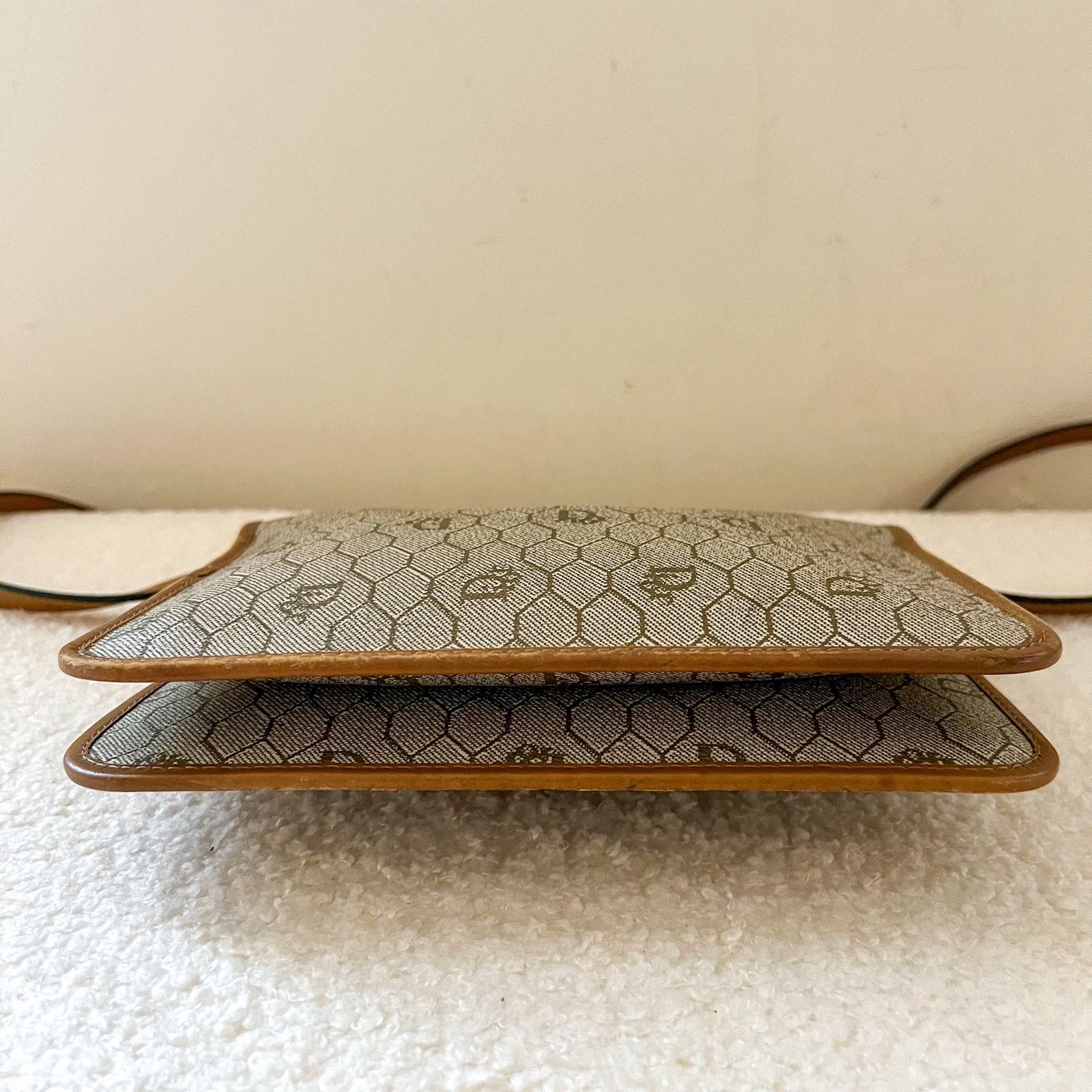 Dior DIOR Tan Honeycomb Crossbody / Shoulder Bag Size ONE SIZE - 3 Thumbnail