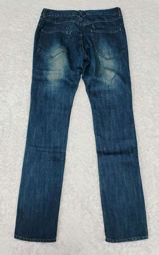 Japanese Brand PPFM SS2011 “Eastern Rock” Embossed Geometric Denim Size US 32 / EU 48 - 5 Thumbnail
