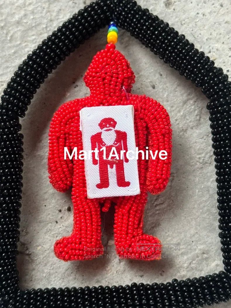Walter Van Beirendonck Walter Van Beirendonck Beaded Doll Necklace Size ONE SIZE - 4 Thumbnail