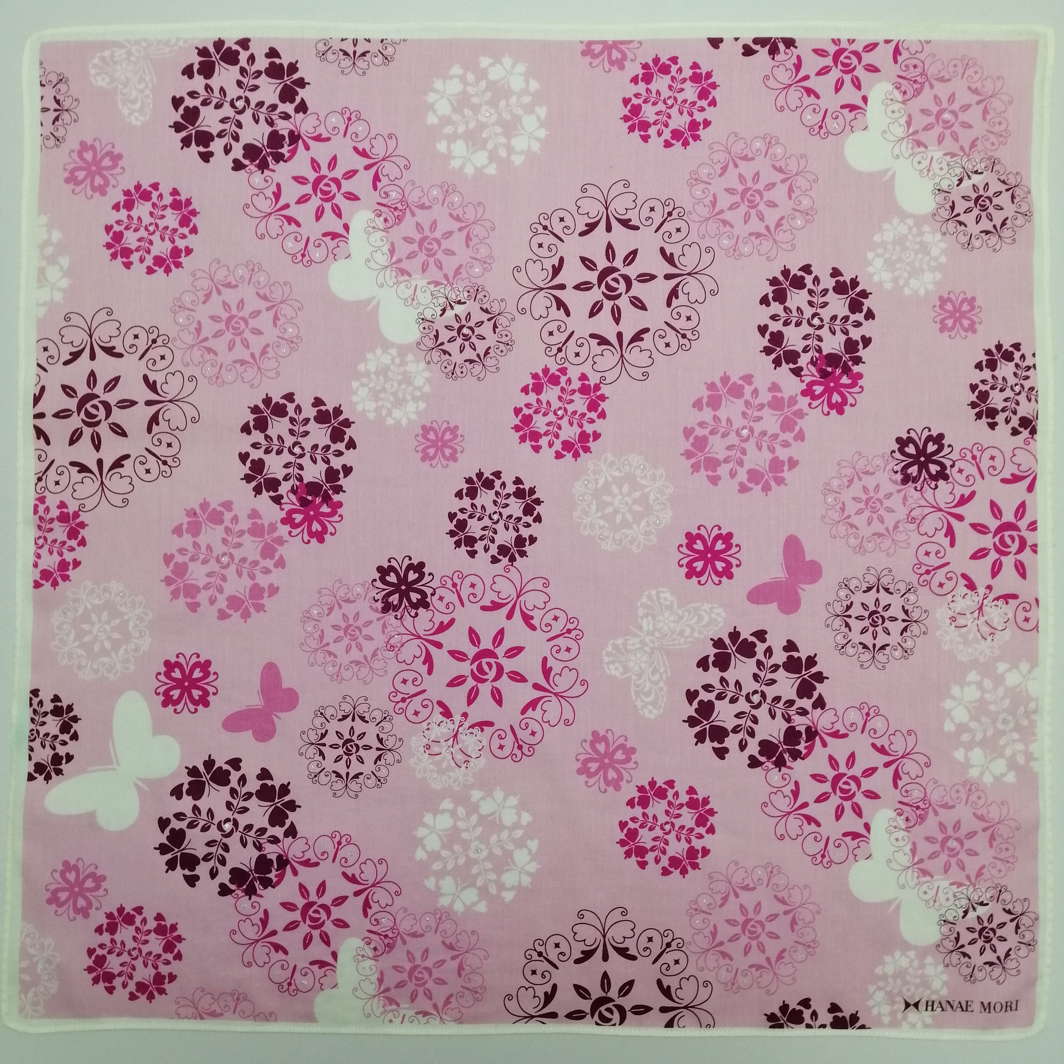 Hanae Mori × Vintage Hanae Mori Handkerchief/Neckerchief/Bandana-KD2335 Size ONE SIZE - 2 Thumbnail