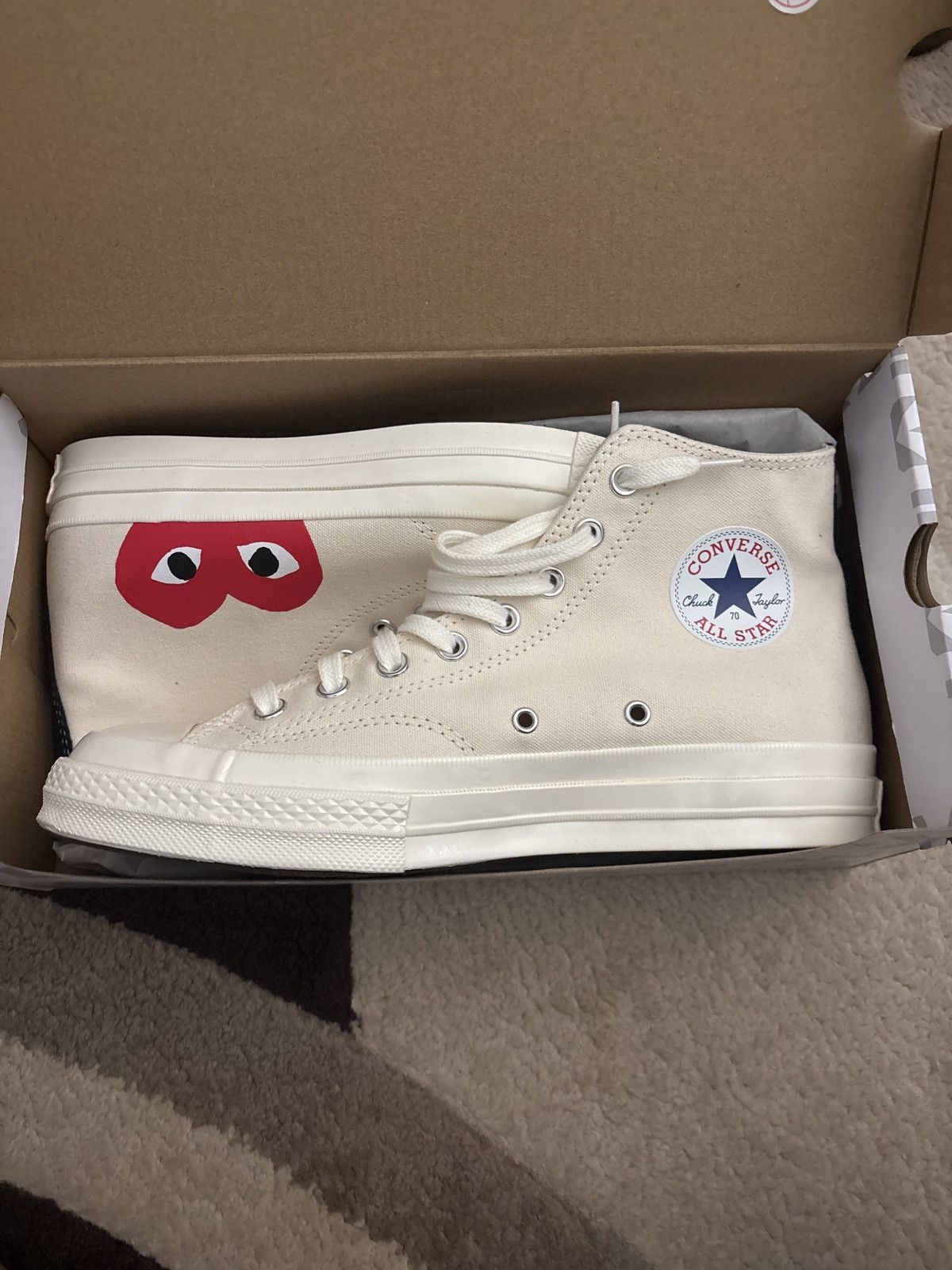 Comme des Garcons PLAY × Converse Converse Comme des Garcon Size US 8.5 / EU 41-42 - 1 Thumbnail
