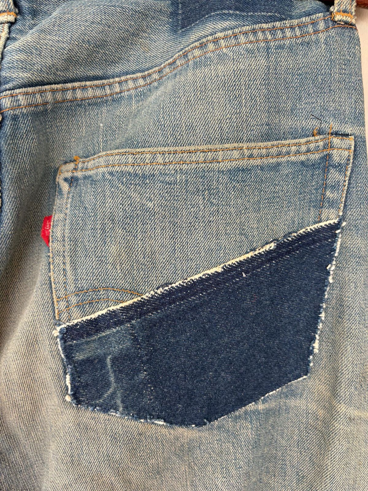 Levi's Vintage Clothing × Vintage VTG 70’s Levi’s 501 Rindem Small e Jeans Button No6 Trash Size US 32 / EU 48 - 6 Thumbnail