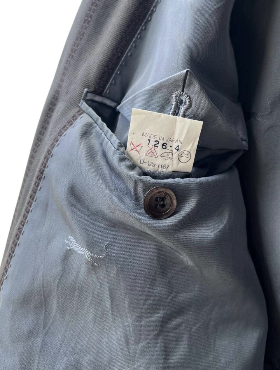 Kenzo Vintage Kenzo Striped Virgin Wool Double Breasted Jacket Size US M / EU 48-50 / 2 - 16 Thumbnail