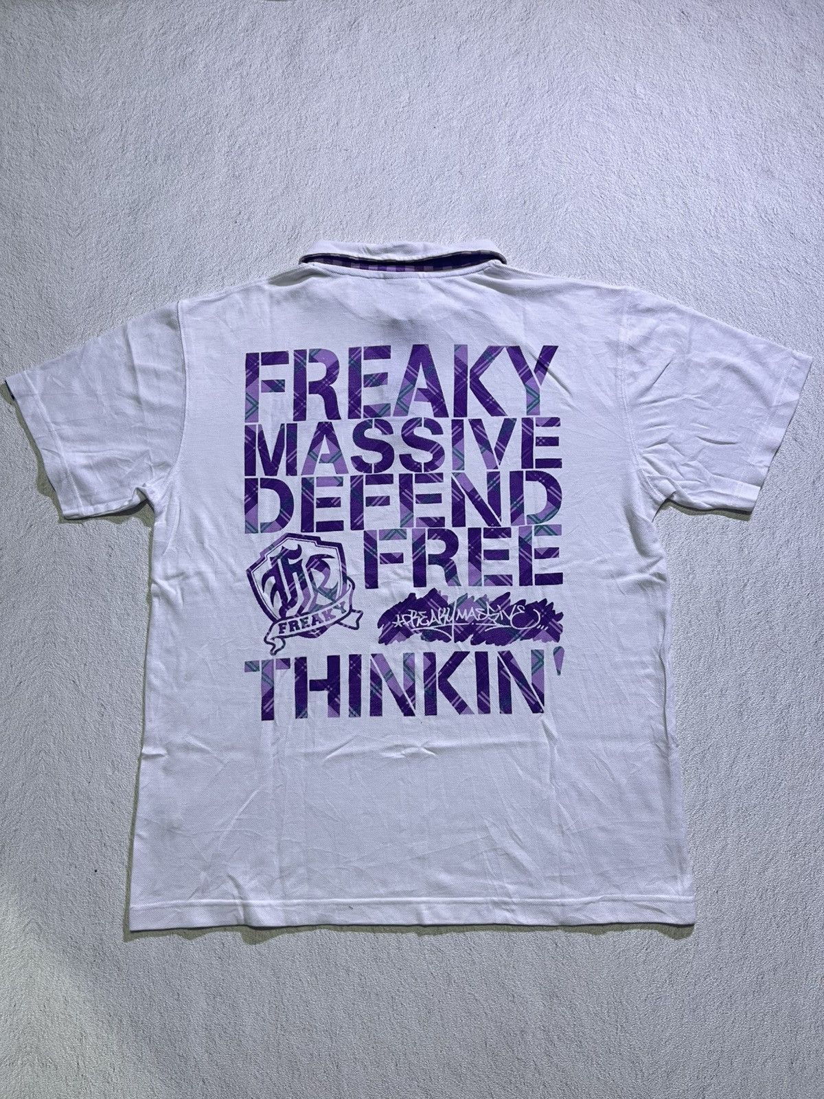 Hysteric Glamour Y2K FREAKY MASSIVE short tshirt back print style Size US XL / EU 56 / 4 - 1 Thumbnail