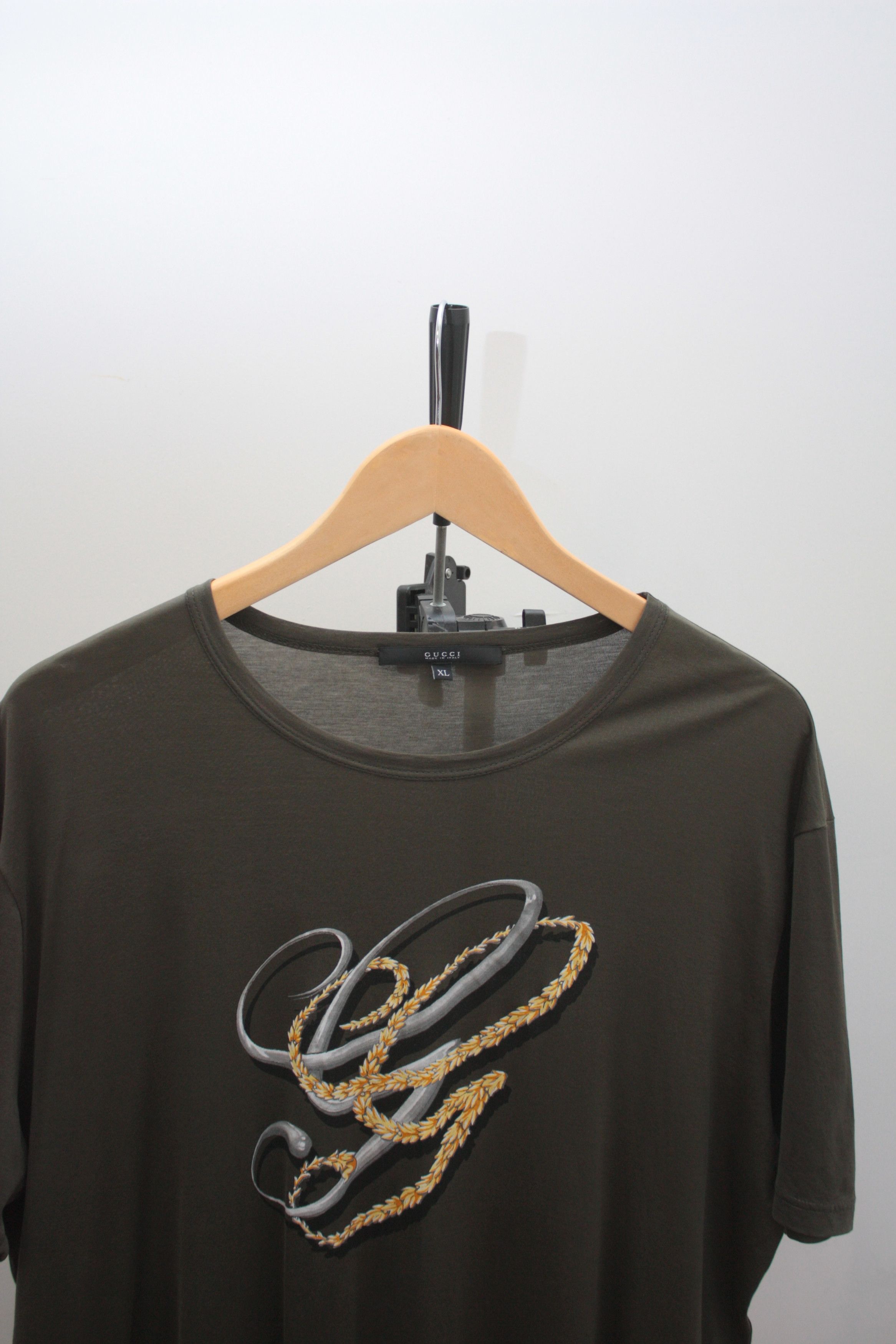 Gucci Gucci Green Logo Shirt XL Made In Italy Size US XL / EU 56 / 4 - 3 Thumbnail