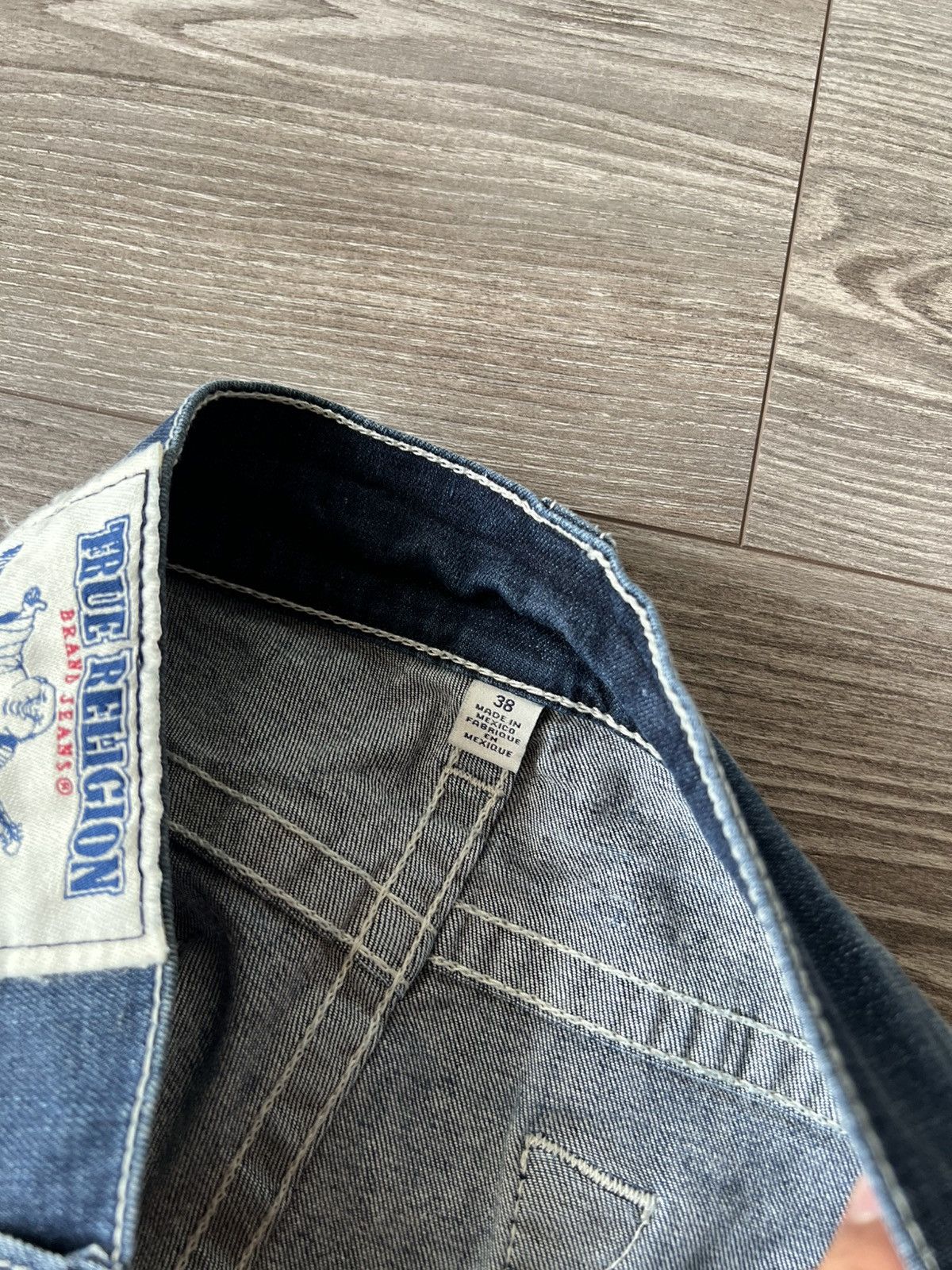Rap Tees × True Religion × Vintage True Religion Made in Mexico Loose /Slim Bobby Denim Jeans Size US 35 - 23 Thumbnail