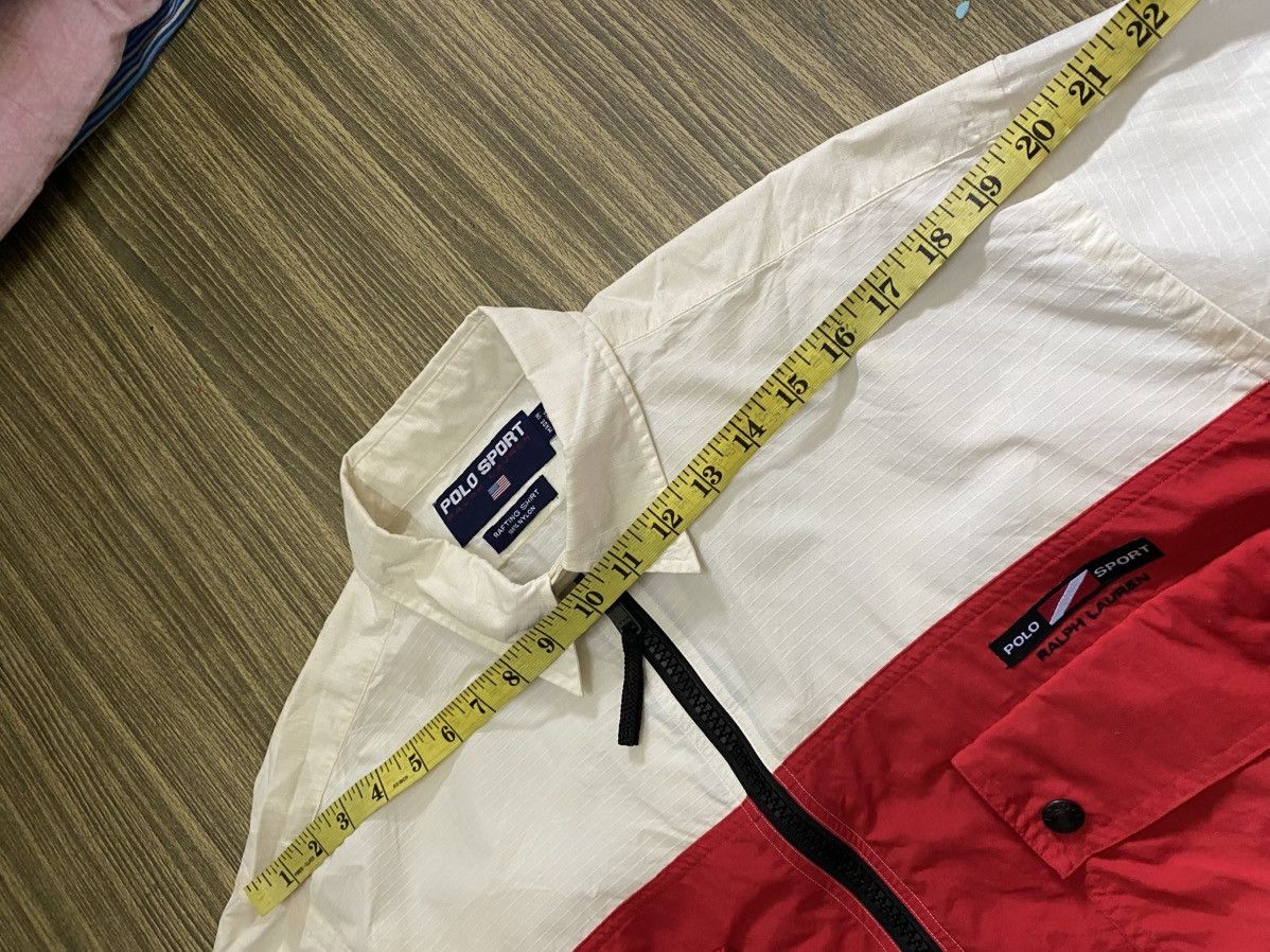 Polo Ralph Lauren Vintage Polo Sport Rafting 2 Pocket Half Zipper Split Colour Size US L / EU 52-54 / 3 - 14 Thumbnail