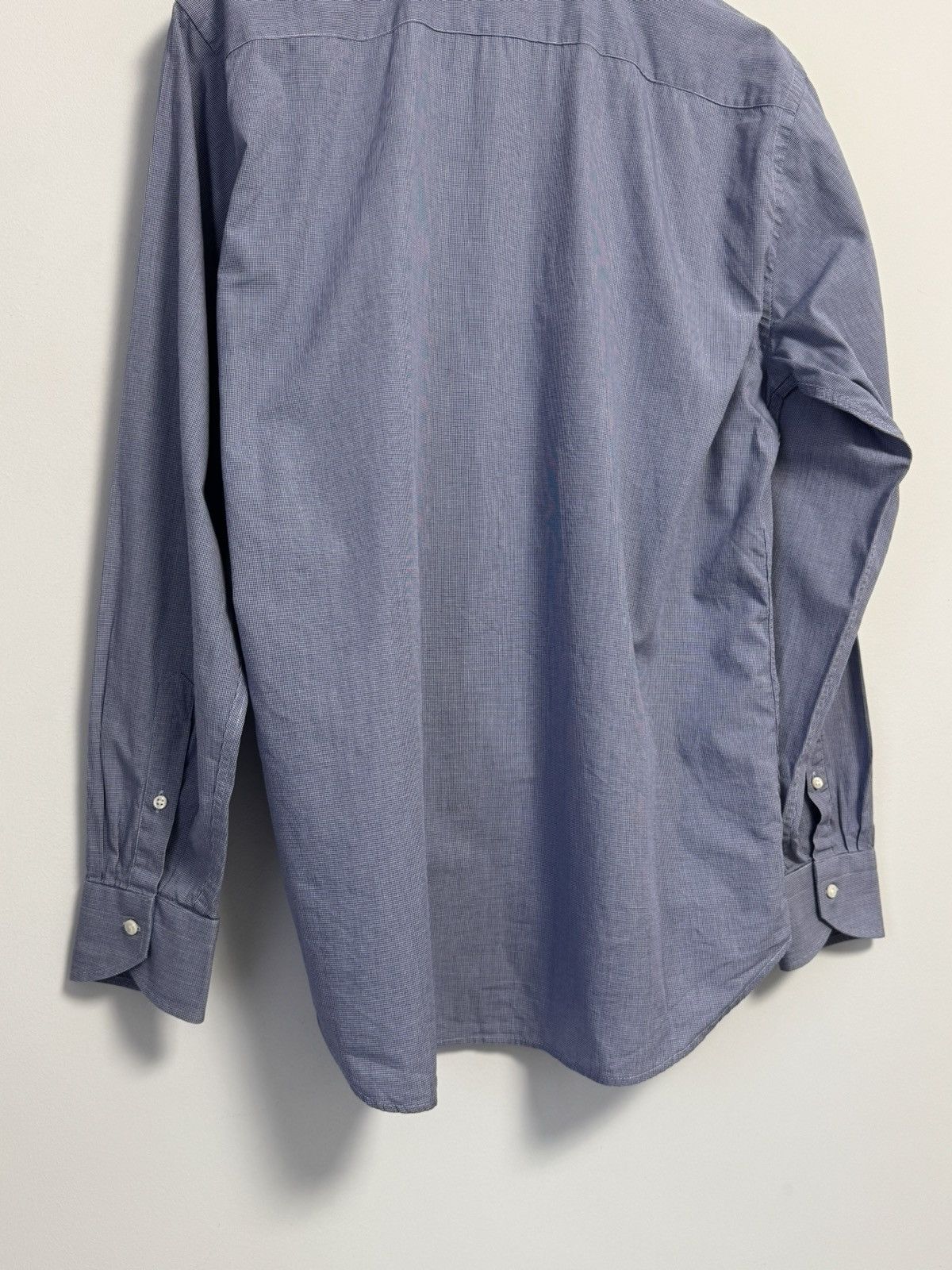 Canali Canali Button Up Shirt Blue Luxury Size US L / EU 52-54 / 3 - 15 Thumbnail