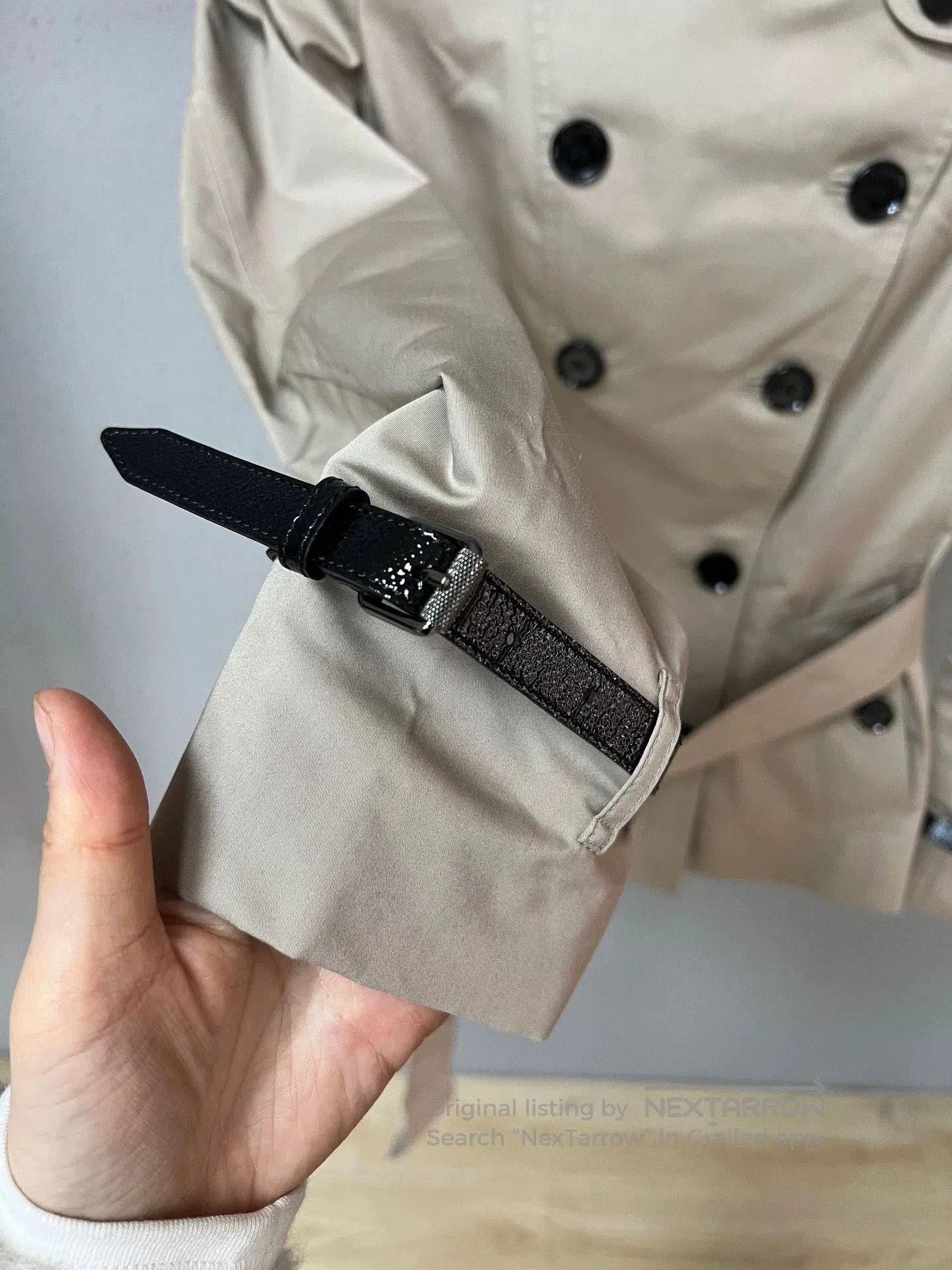 Burberry Burberry Check Pattern Trench Coat Size UK6. Size XS / US 0-2 / IT 36-38 - 4 Thumbnail