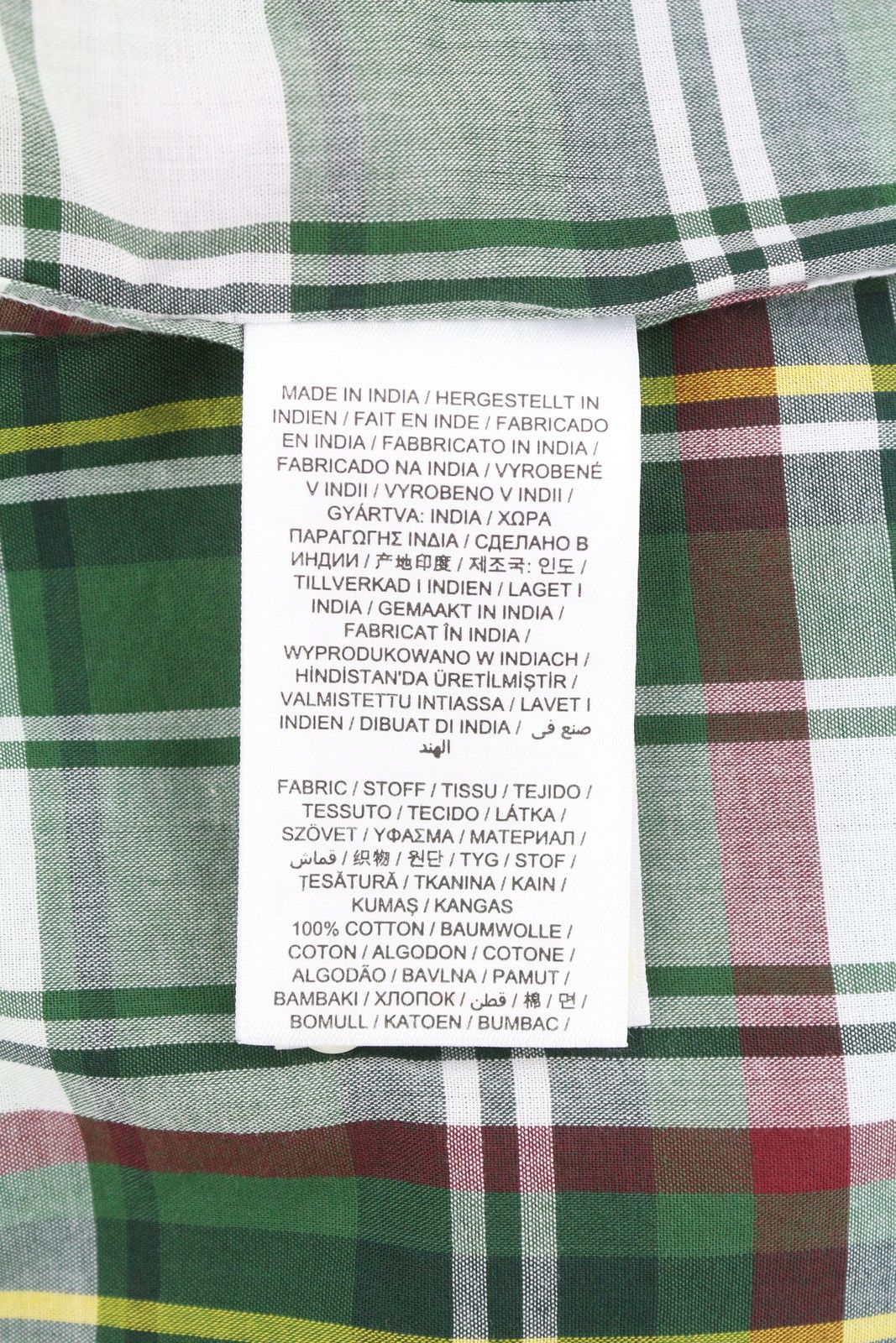 Gant REG UT WASHED CHECK S Eden Green Button-Down 87502 Size US S / EU 44-46 / 1 - 8 Thumbnail