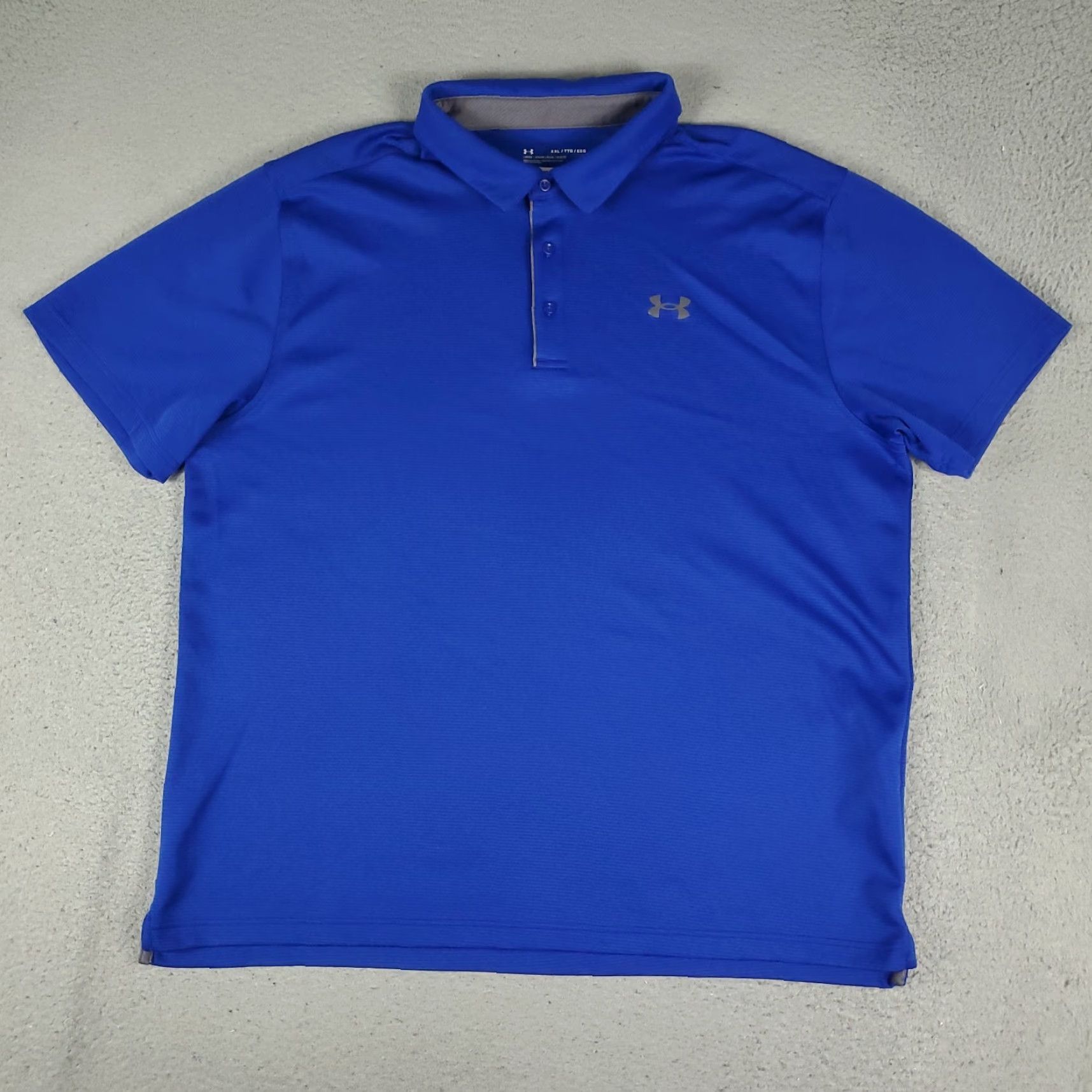 Under Armour Under Armour Polo Shirt Mens 2XL Blue Golf Casual Short Sleeve Shirt (Polo) Size US XXL / EU 58 / 5 - 2 Thumbnail