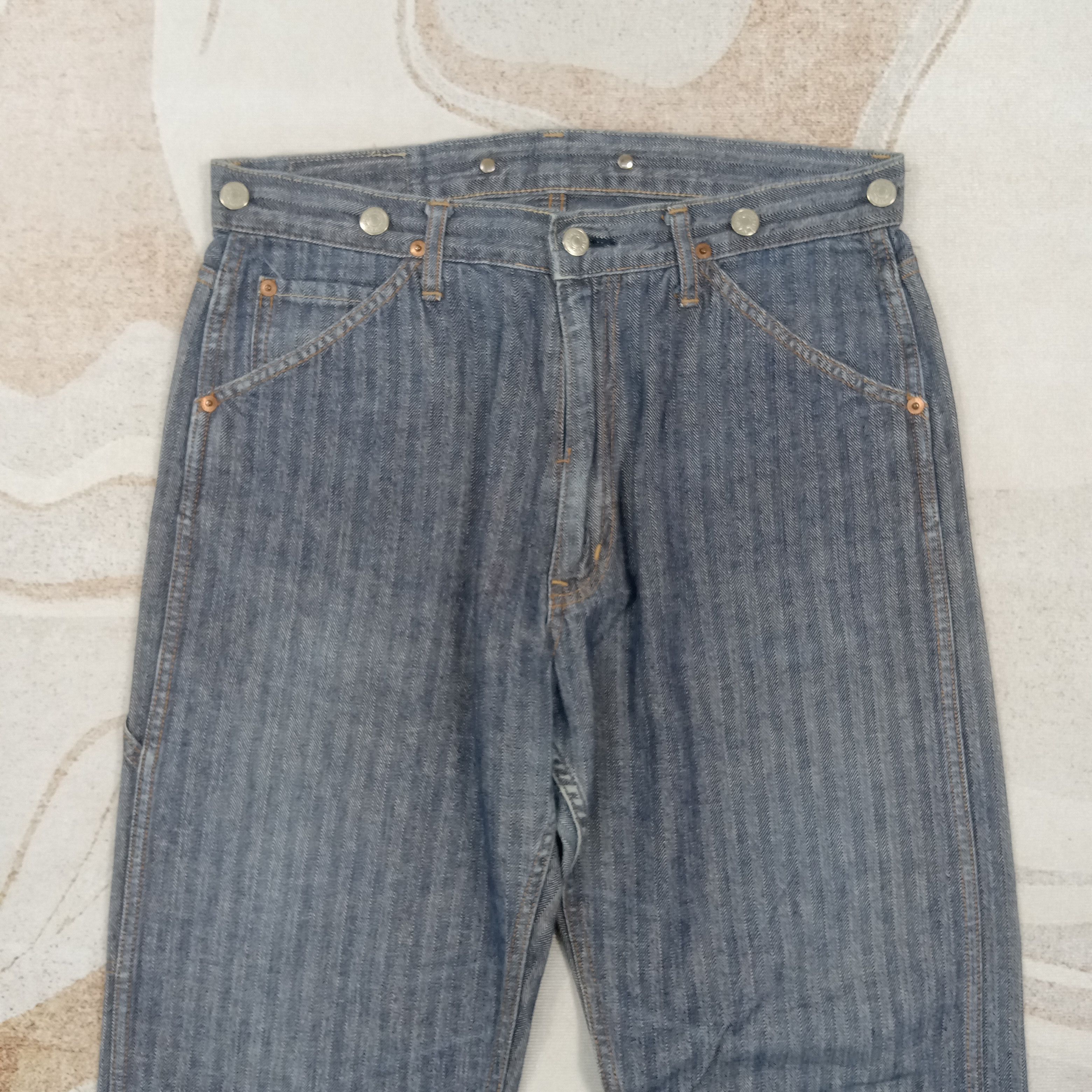 Hysteric Glamour Hysteric Glamour Kinky Stripes Denim Jeans C280N31 Size US 32 / EU 48 - 6 Thumbnail