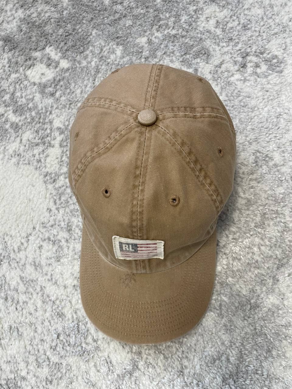 Polo Ralph Lauren Vintage 90s Polo Jeans Co Ralph Lauren Hat Cap Flag Patch Size ONE SIZE - 5 Thumbnail