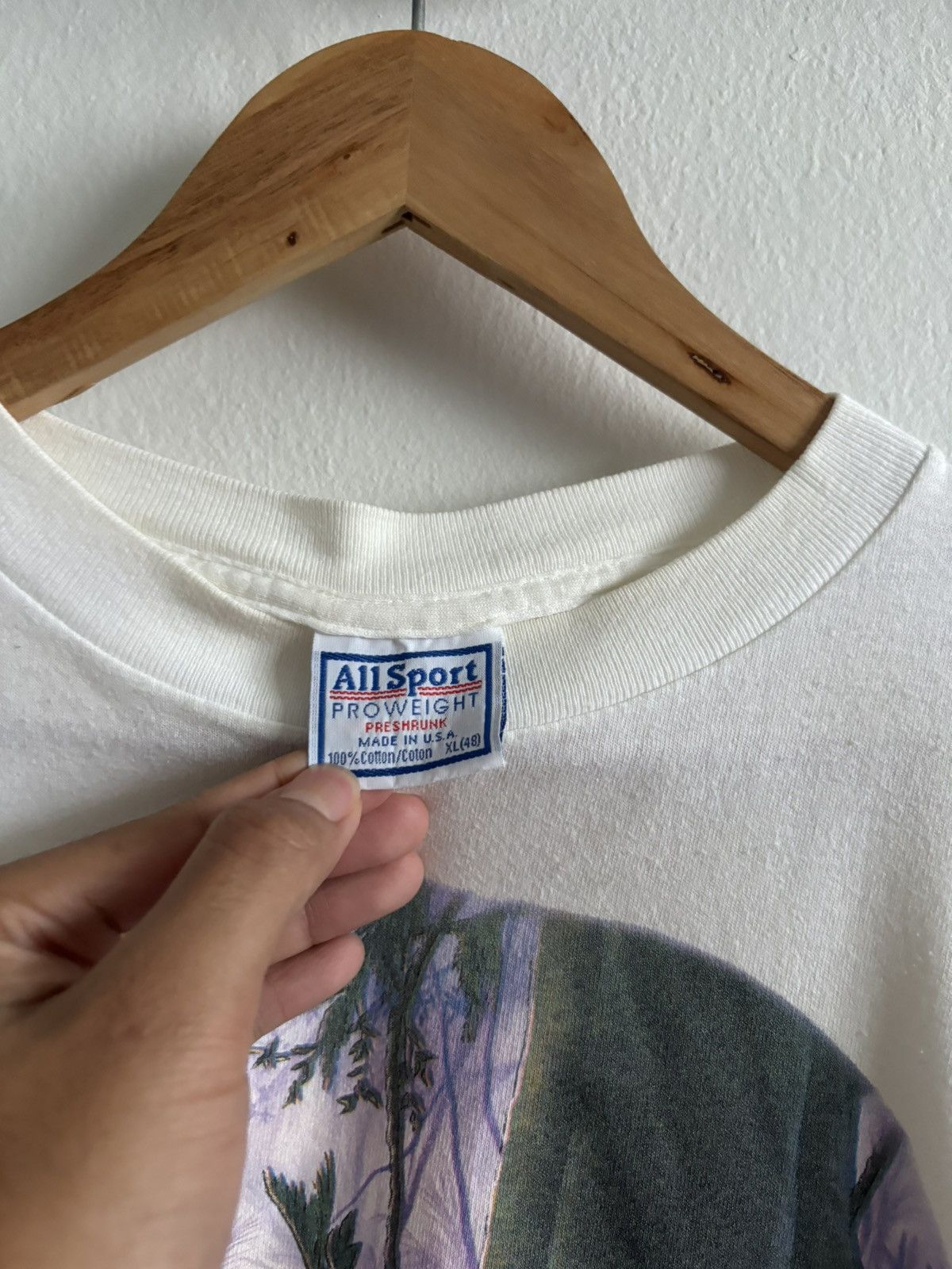 Vintage Vintage 90s Tiger T Shirt Size US L / EU 52-54 / 3 - 3 Thumbnail