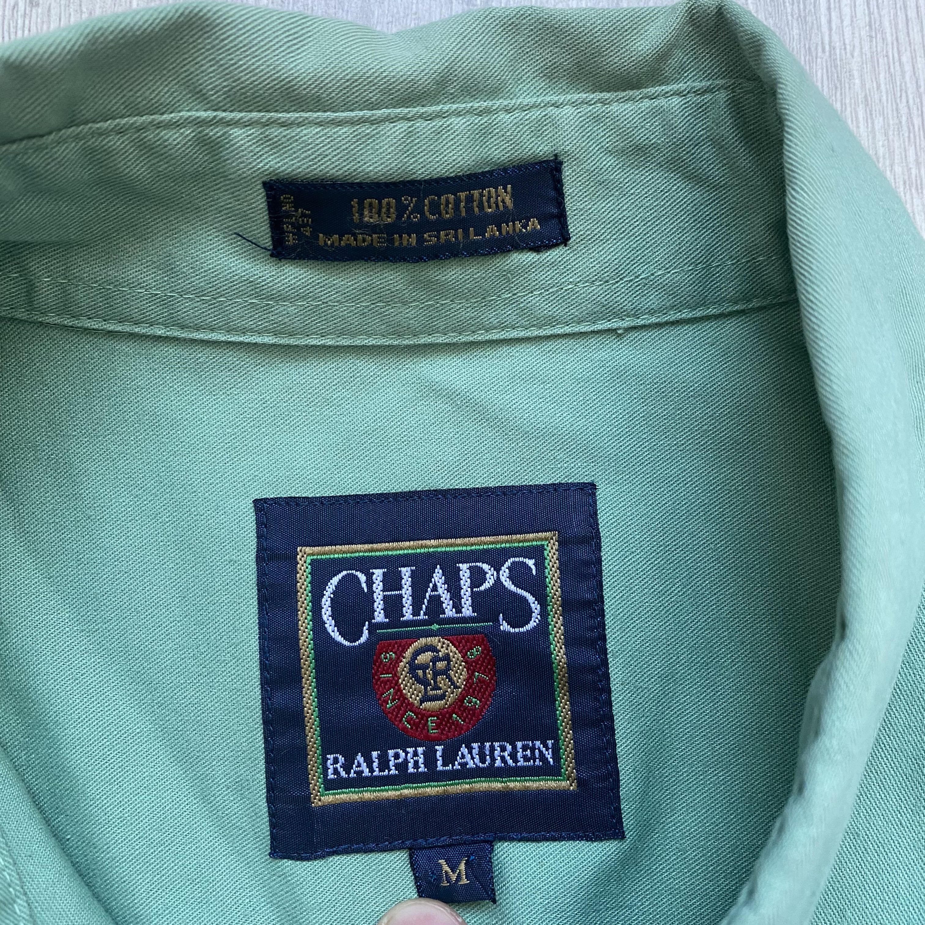 Chaps Ralph Lauren 🔥RARE Vintage 80’s Chaps Ralph Lauren Shirt long sleeve Y2K Size US M / EU 48-50 / 2 - 6 Thumbnail