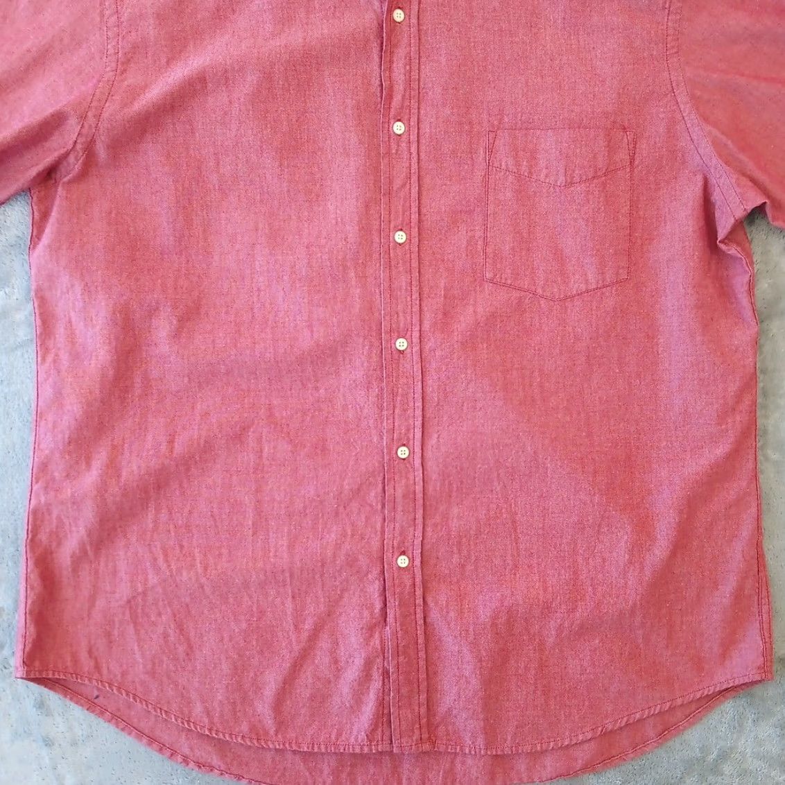 J.Crew J.Crew Shirt Mens XL Red Short Sleeve Button-Down Cotton Size US XL / EU 56 / 4 - 5 Thumbnail