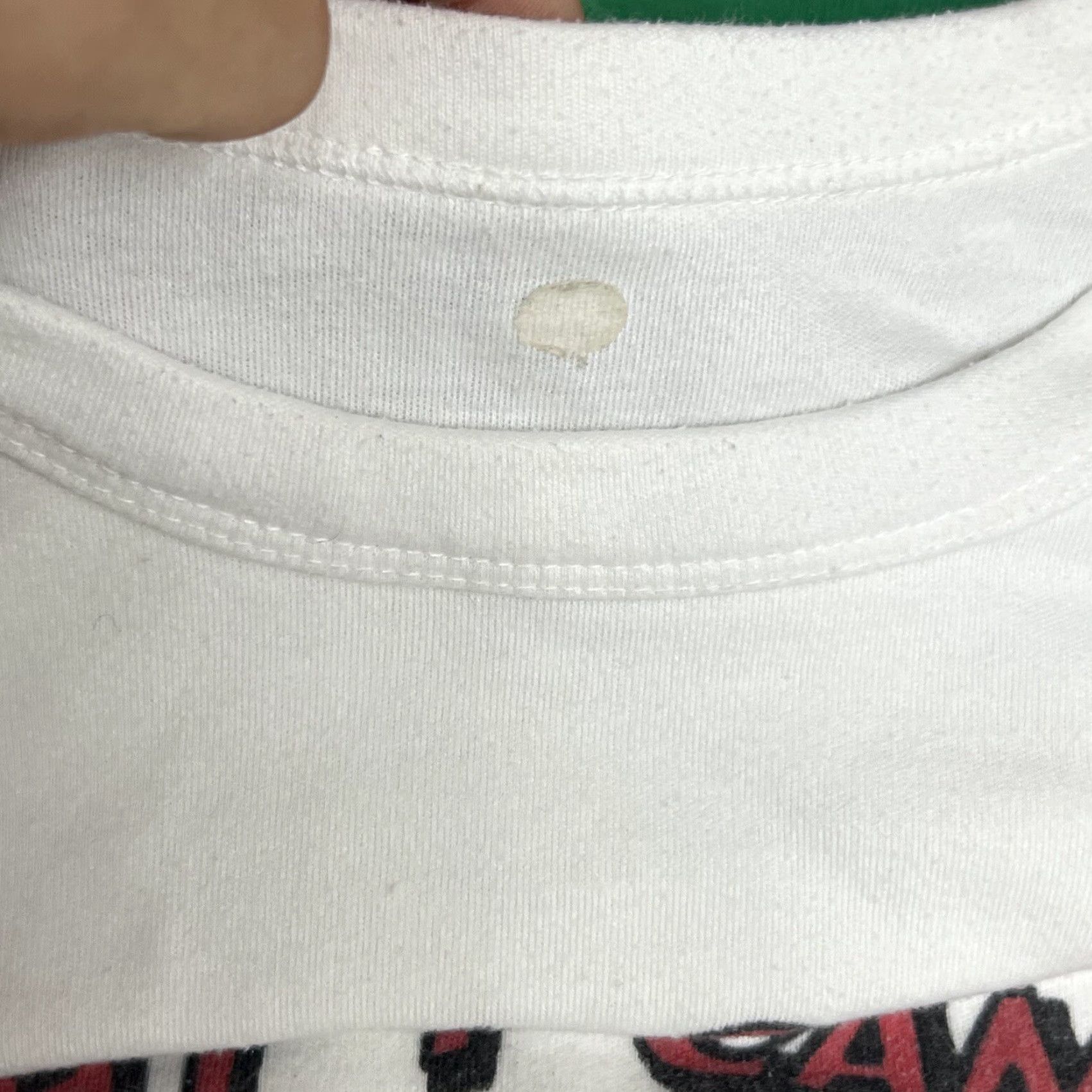 Vintage VINTAGE Parody T Shirt Men XL White Crew Neck Short Sleeve 80s 90s College Grunge Hipster USA Fun American Vintage Size US XL / EU 56 / 4 - 5 Thumbnail