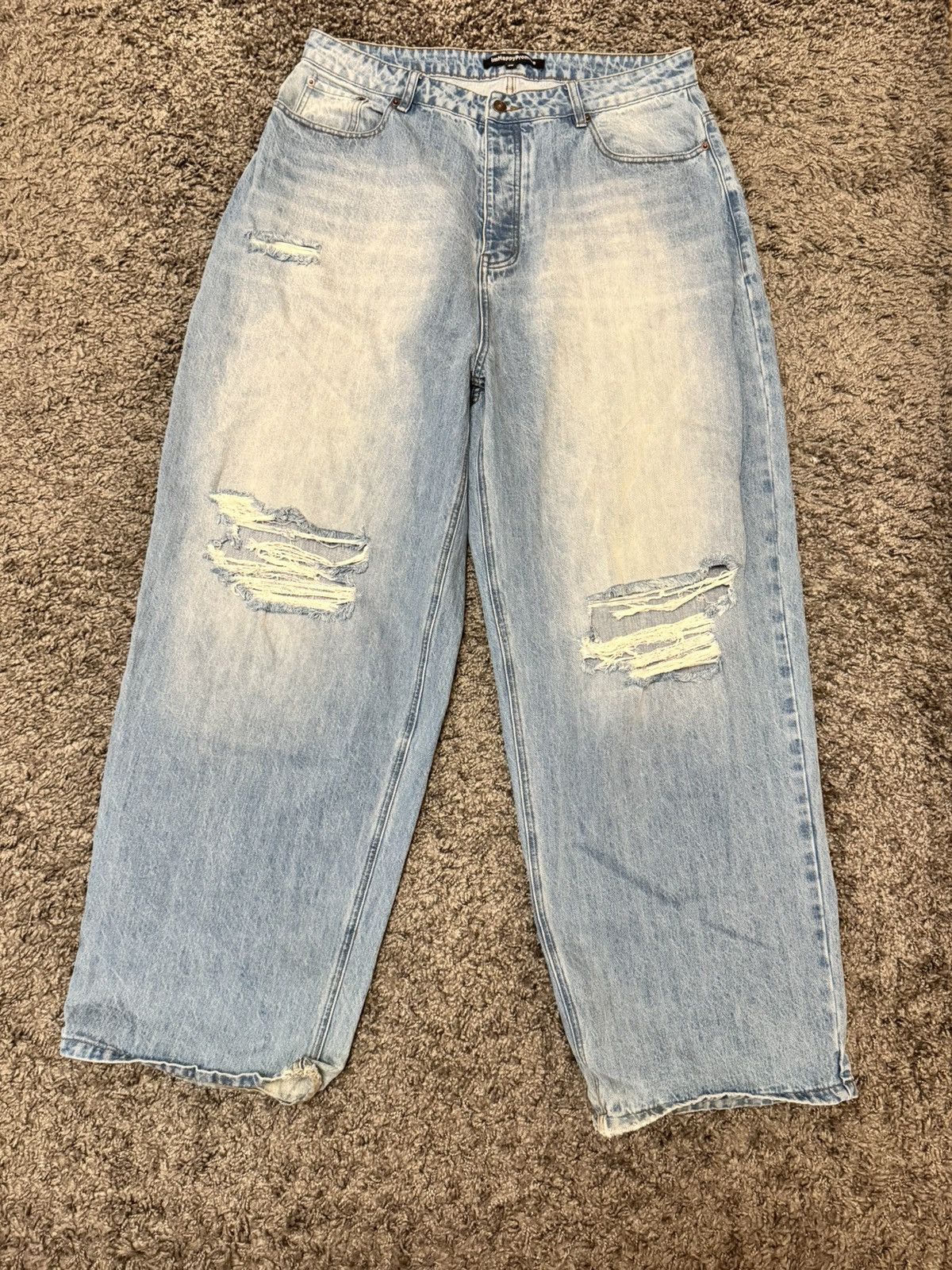 Other Im Happy Promise (iHP) baggy denim Size US 36 / EU 52 - 1 Thumbnail