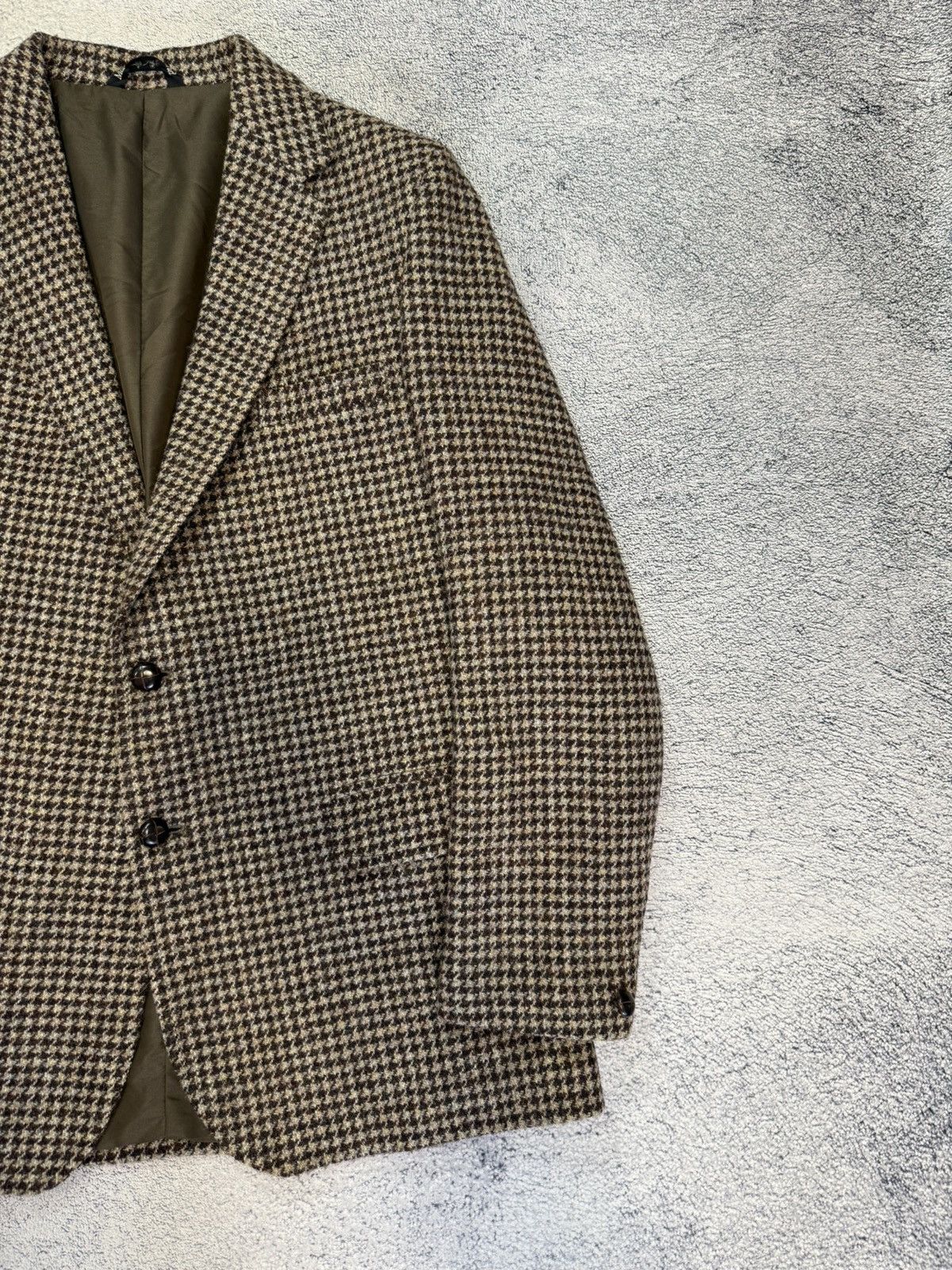 Harris Tweed Harris Tweed Wool Blazer 42 Handwoven Sport Coat Made In UK Size 42R - 4 Thumbnail