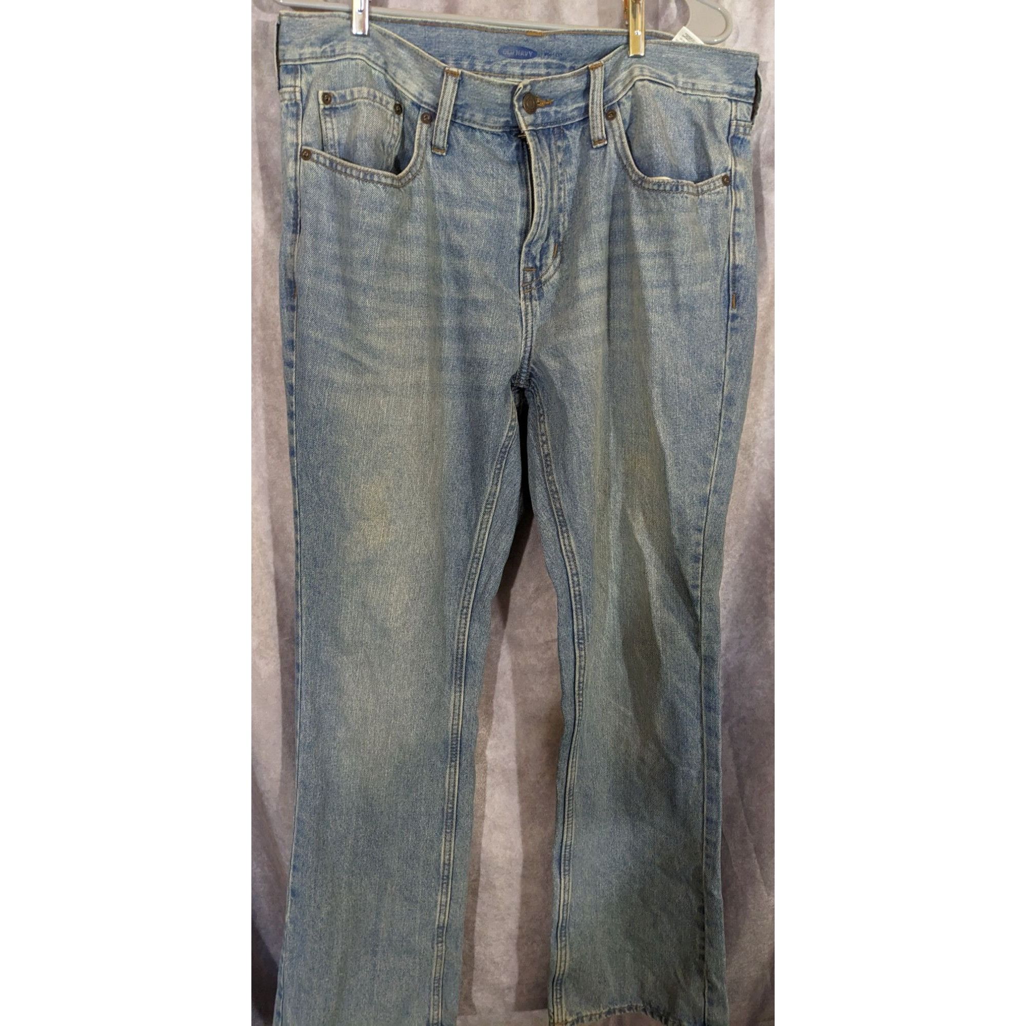 Old Navy Old Navy Mens Boot Cut Jeans Size 34x32 Light Wash Denim Cla Size US 34 / EU 50 - 1 Thumbnail
