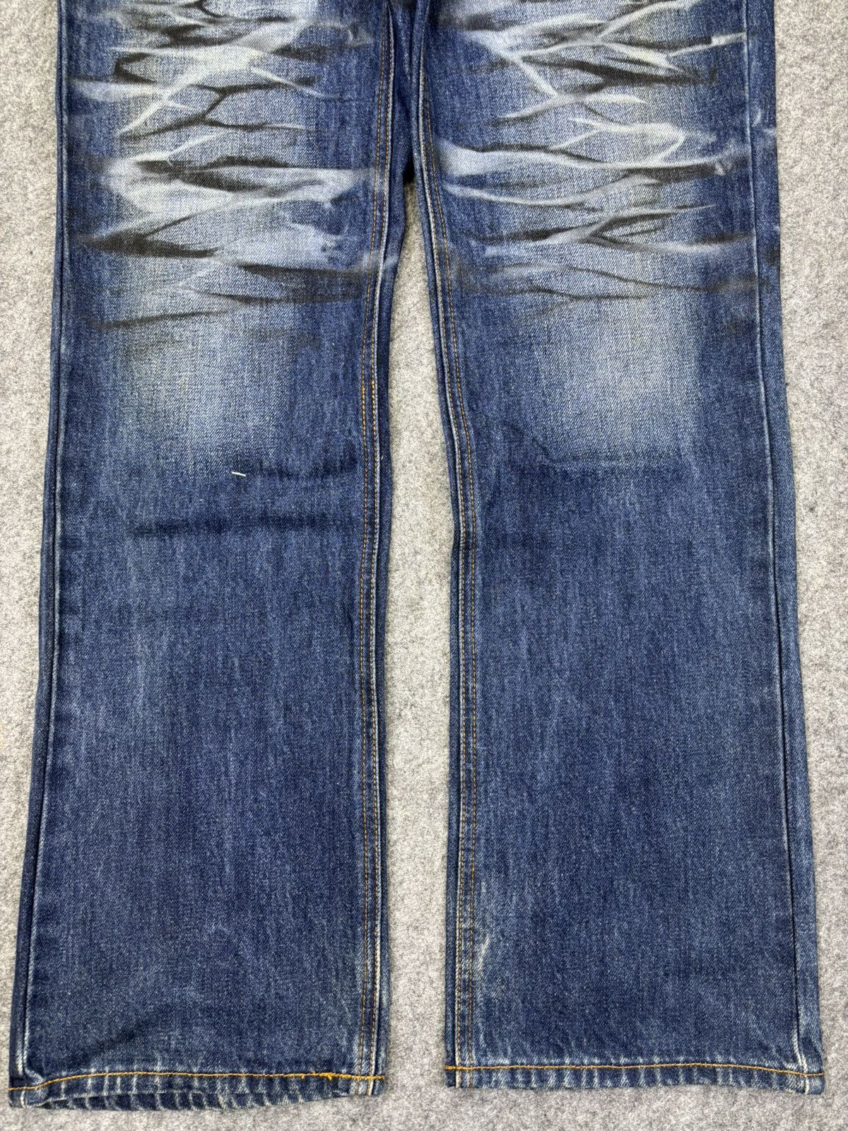 Japanese Brand 💥Artisanal💥LGarage Raw Fades Style Denim F957 Size US 33 - 4 Thumbnail