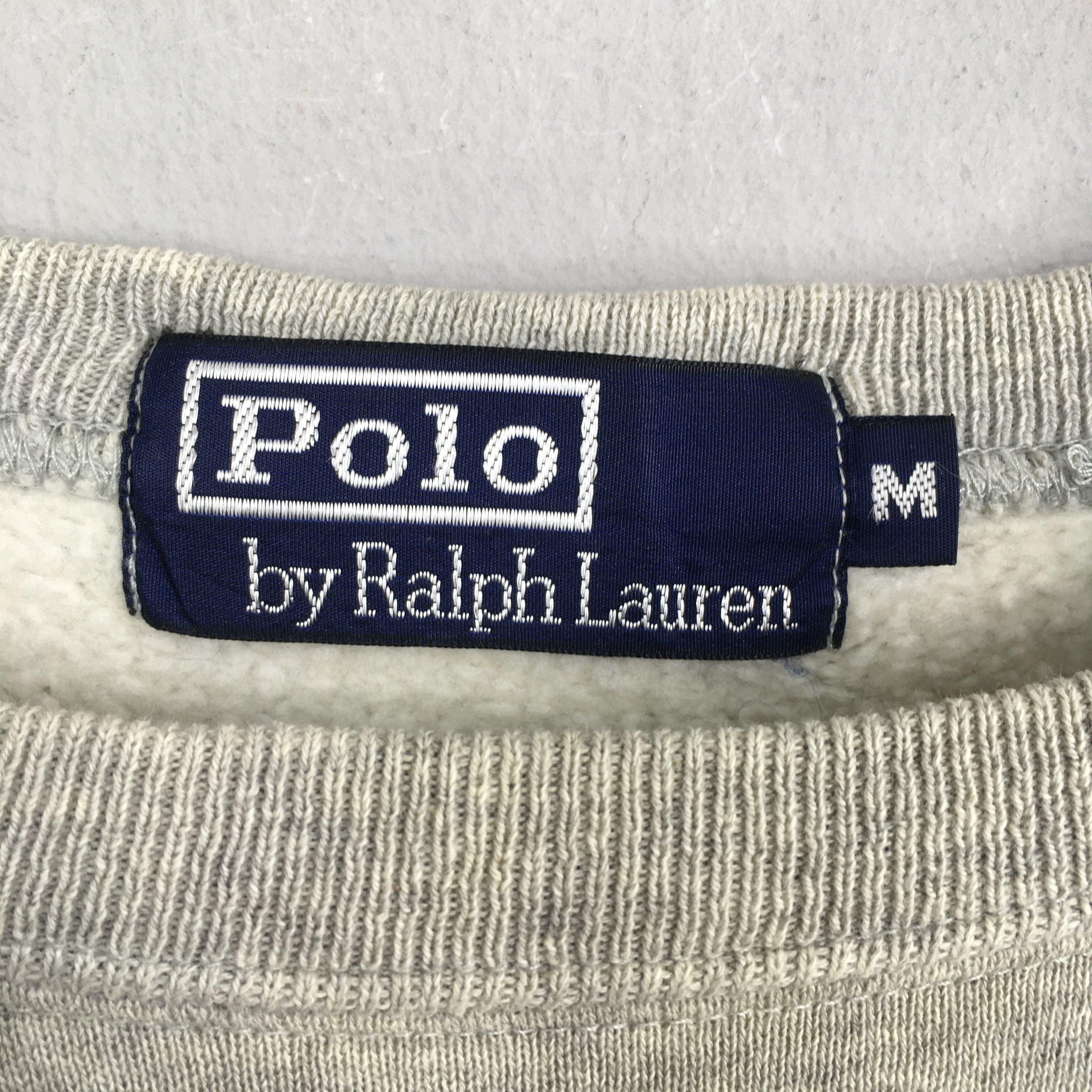 Polo Ralph Lauren × RRL Ralph Lauren Vintage 90's Polo Ralph Lauren Spell Out Sweater Medium Size US M / EU 48-50 / 2 - 4 Thumbnail