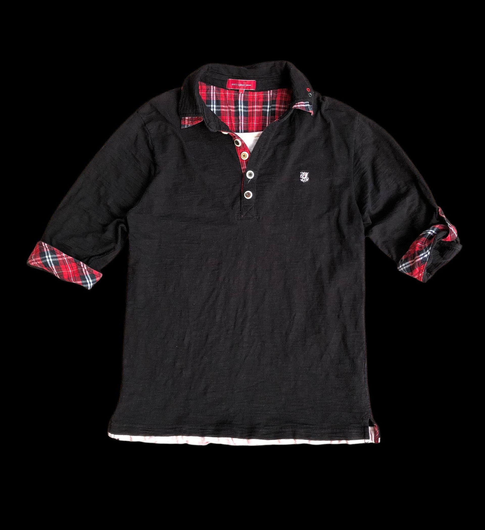 If Six Was Nine Double Collar Layer Polo Shirt Anti label like lgb Size US M / EU 48-50 / 2 - 1 Thumbnail