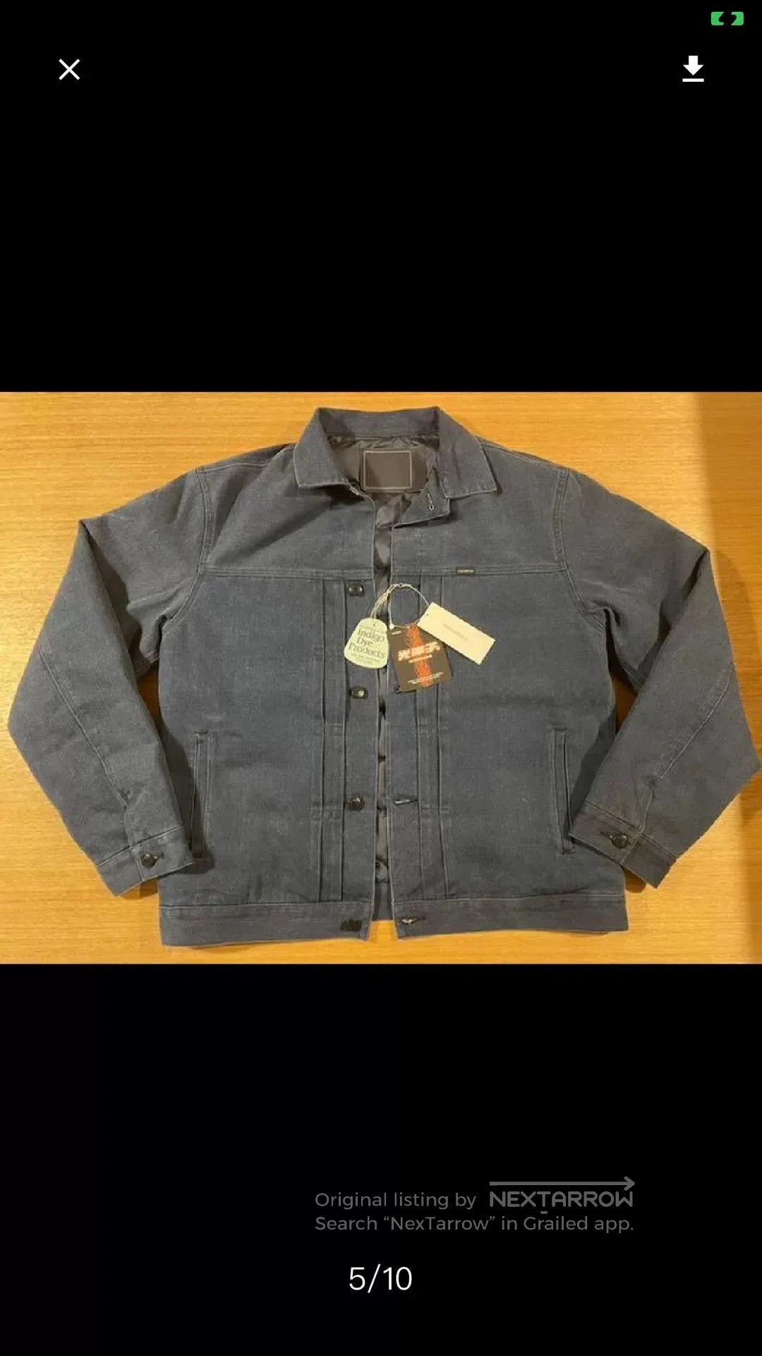 Nanamica Dock Down Jacket Nanamica Indigo Blue. Size US L / EU 52-54 / 3 - 3 Thumbnail