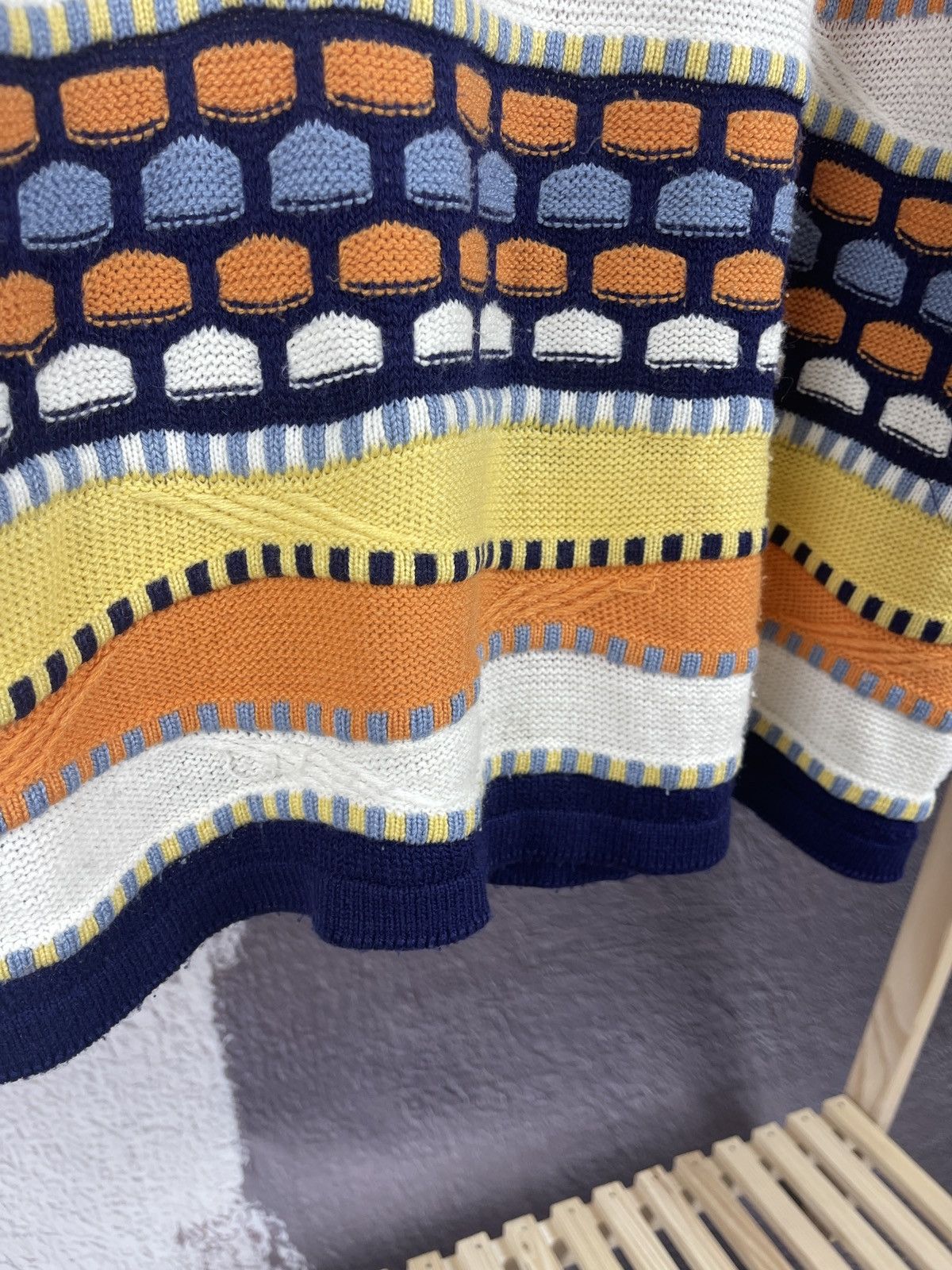 Vintage Vintage coogi style coloured cable knit sweater oversized Size US M / EU 48-50 / 2 - 9 Thumbnail