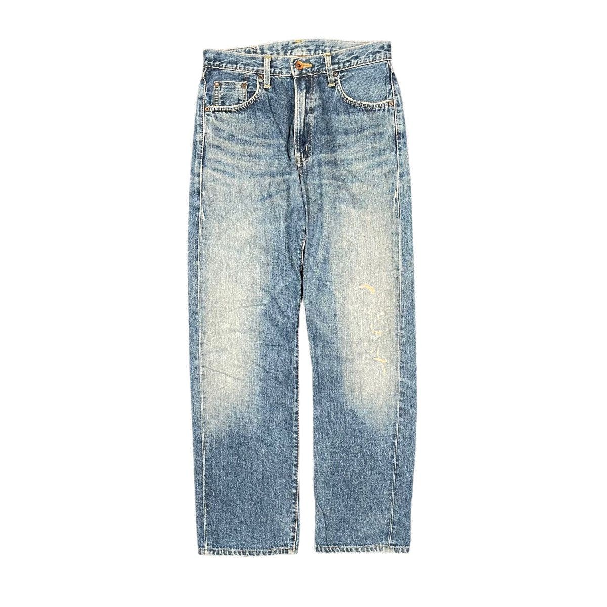 Edwin × Vintage Vintage 80s Edwin 505XX Redline Selvedge Baggy Jeans Size US 29 - 1 Thumbnail