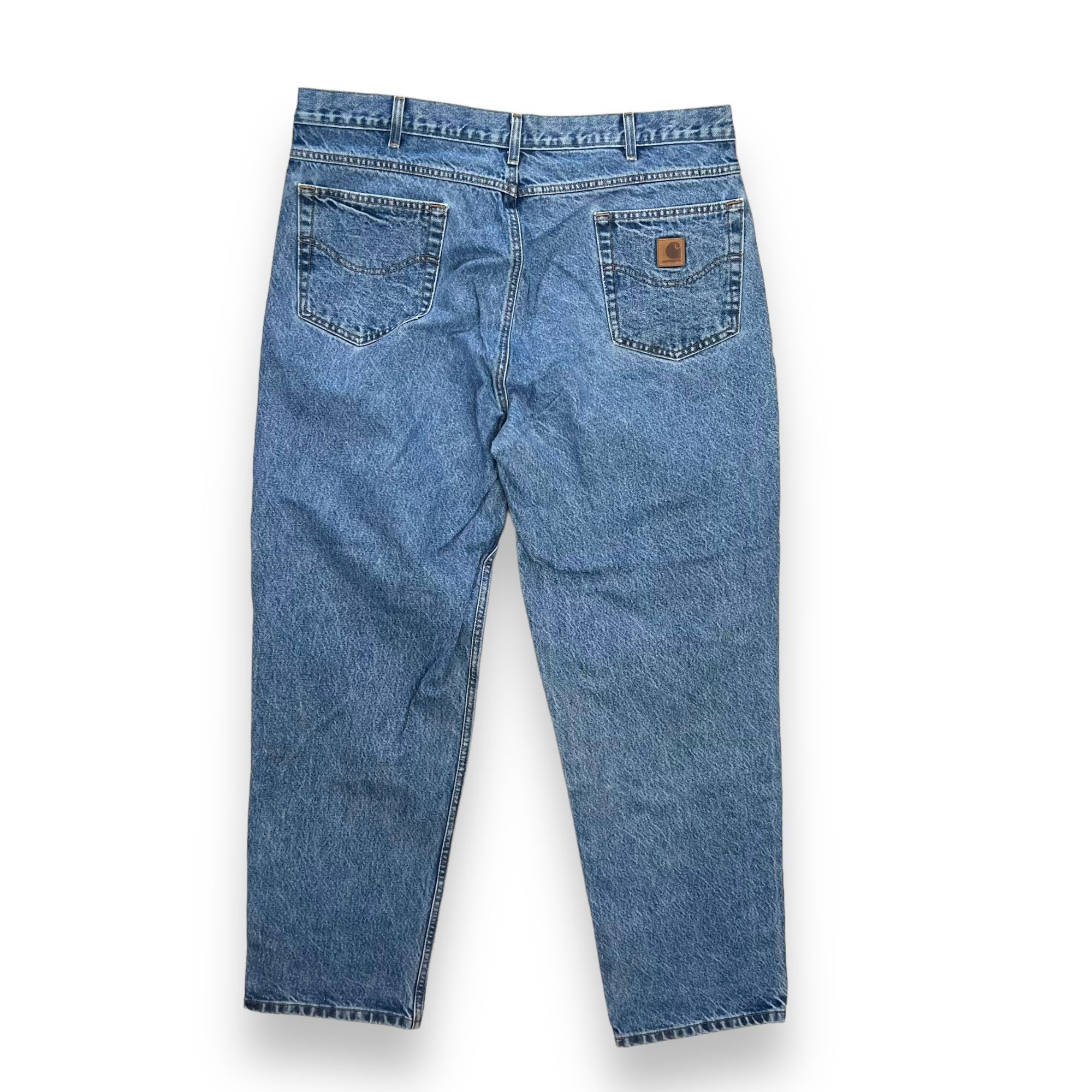 Carhartt Carhartt Men’s Relaxed Fit Jeans BD0017-M Blue 42 x 32 Blue Size US 42 / EU 58 - 7 Thumbnail