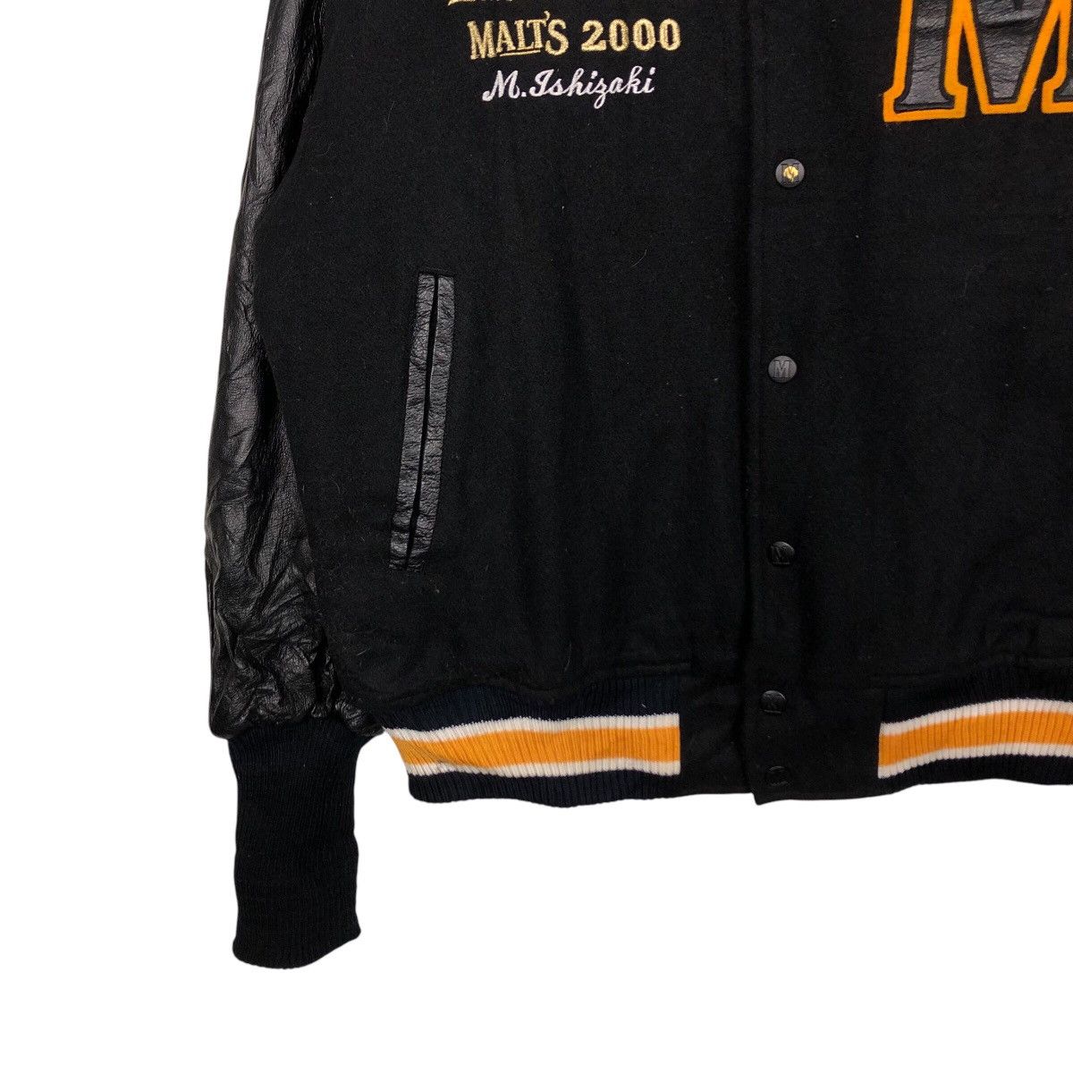 Japanese Brand 📌Vintage Jumper Bomber Leather Jacket Suntory Malt's Beer Size US M / EU 48-50 / 2 - 5 Thumbnail