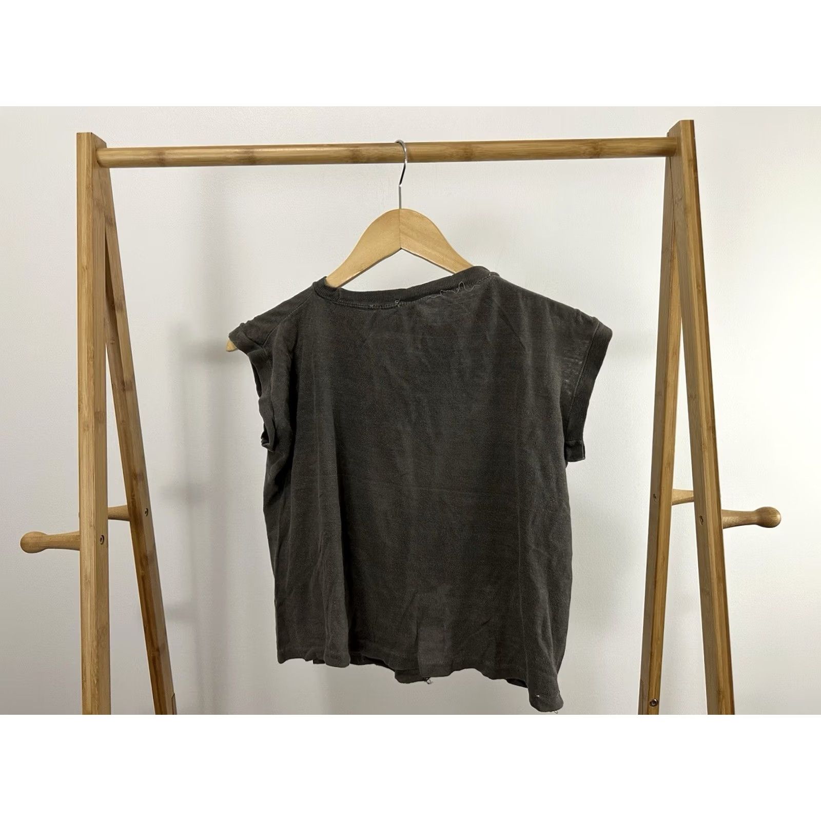 Thrasher VTG 70s Jack Daniel's Tennessee Whiskey Sun Faded Thrashed Cropped T-Shirt M Shirt Mens Black Distressed 70s Whiskey Sun Faded Thrashed Cropped Shirt Size US M / EU 48-50 / 2 - 3 Thumbnail