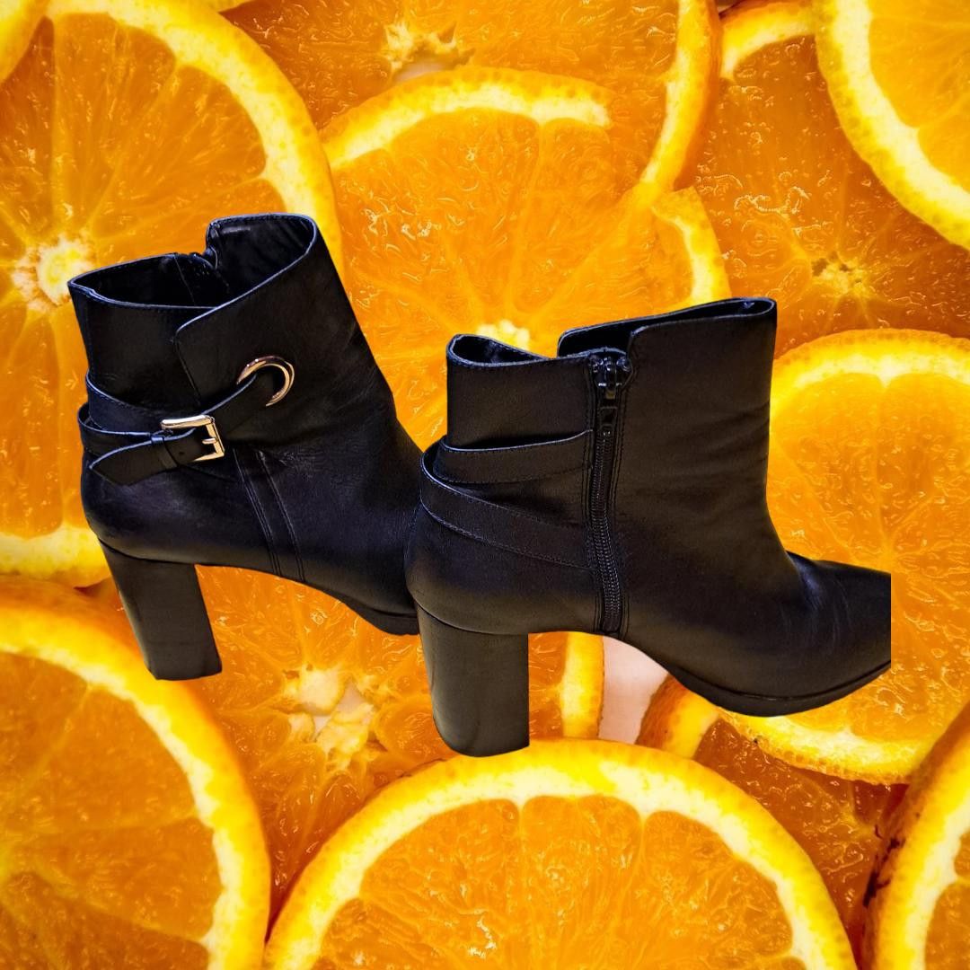 Other Bella-Vita High Heel Ankle Boots with Decorative Buckle Size Size US 11 / IT 41 - 2 Thumbnail