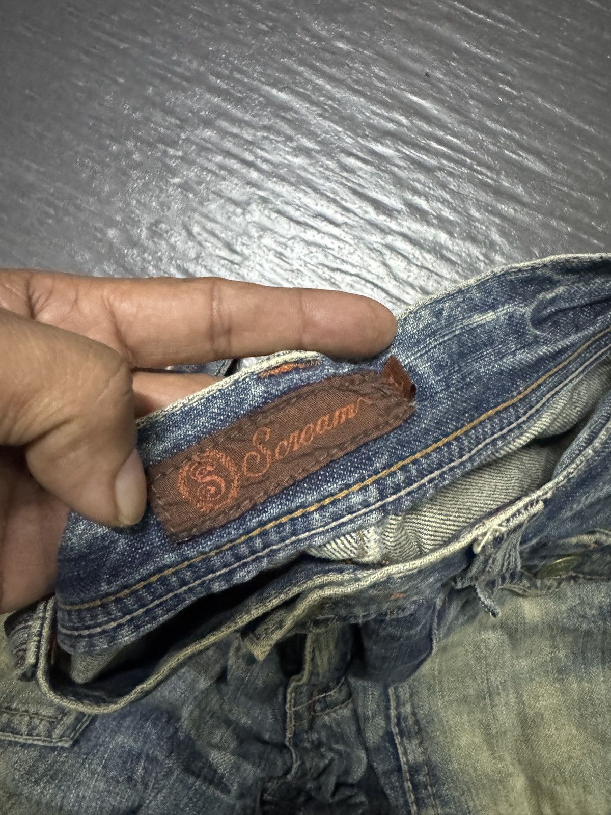Japanese Brand Scream Jeans Size US 33 - 3 Thumbnail