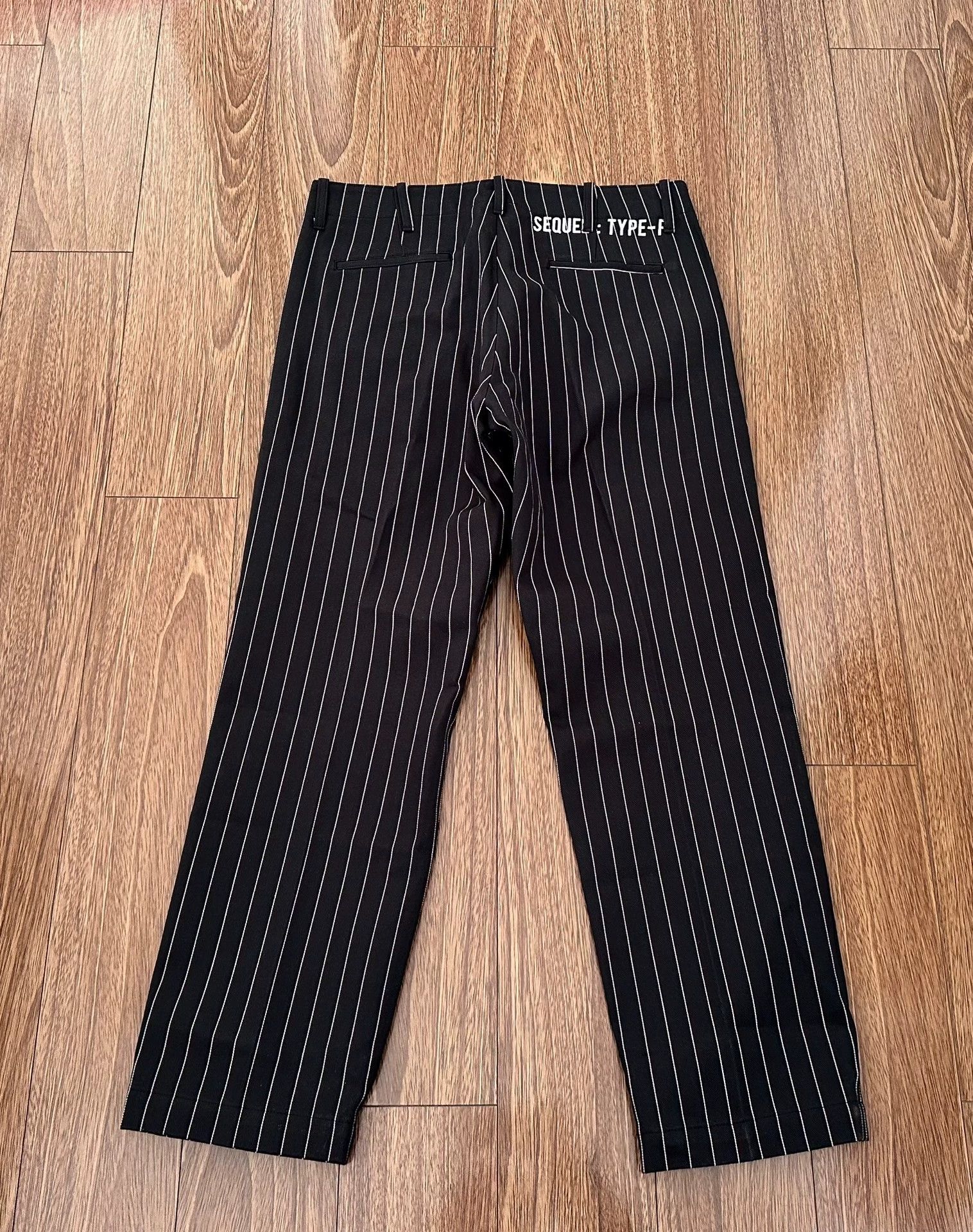 Other Sequel Fragment Chino Pants Black Stripe L New Size US 34 / EU 50 - 2 Thumbnail