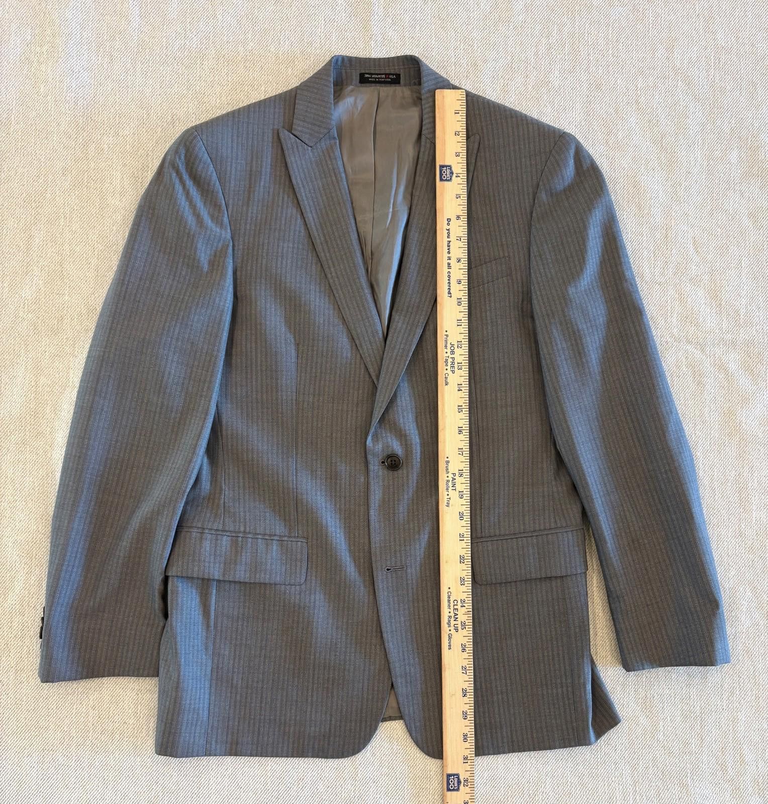 John Varvatos John Varvatos U.S.A. "Bowery" Suit 38R / 32 Waist Excellent Size 38R - 3 Thumbnail